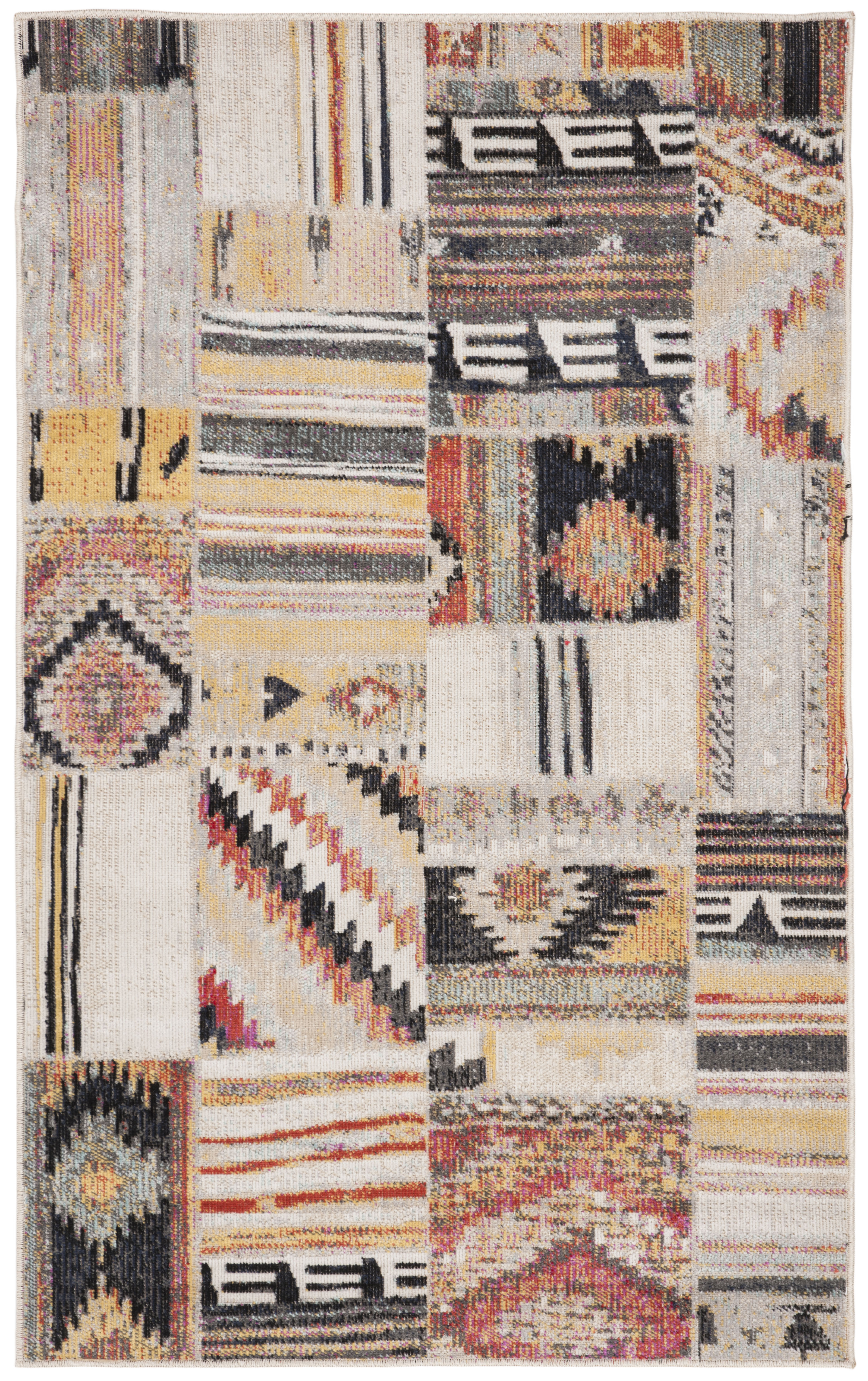 Tapis d'intérieur/extérieur Neutre/Multicolore 90 X 150
