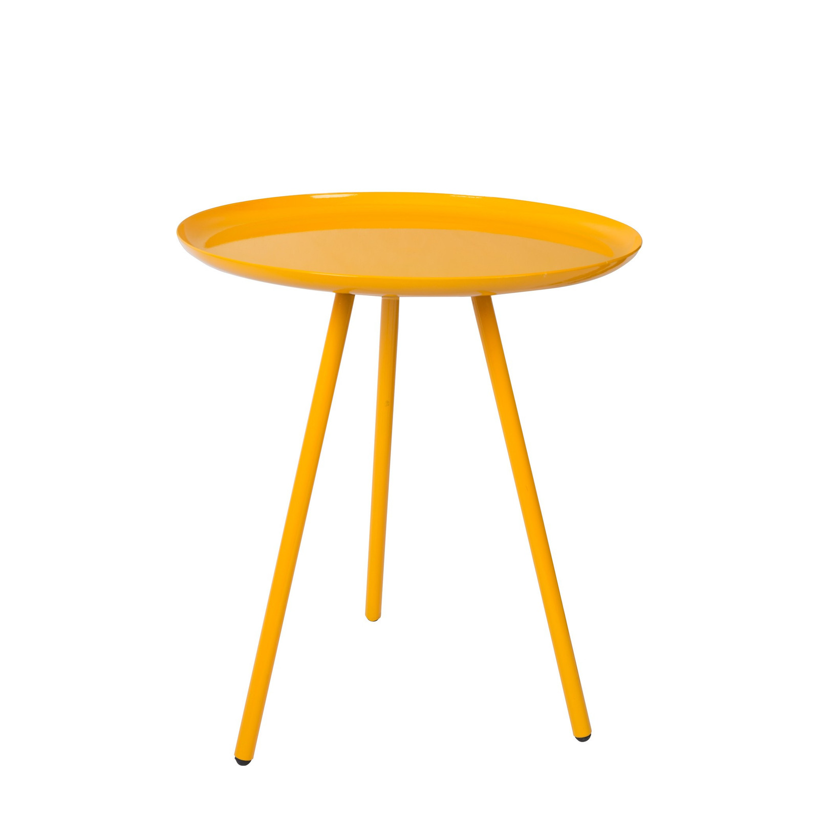 Table d&rsquo;appoint en métal orange