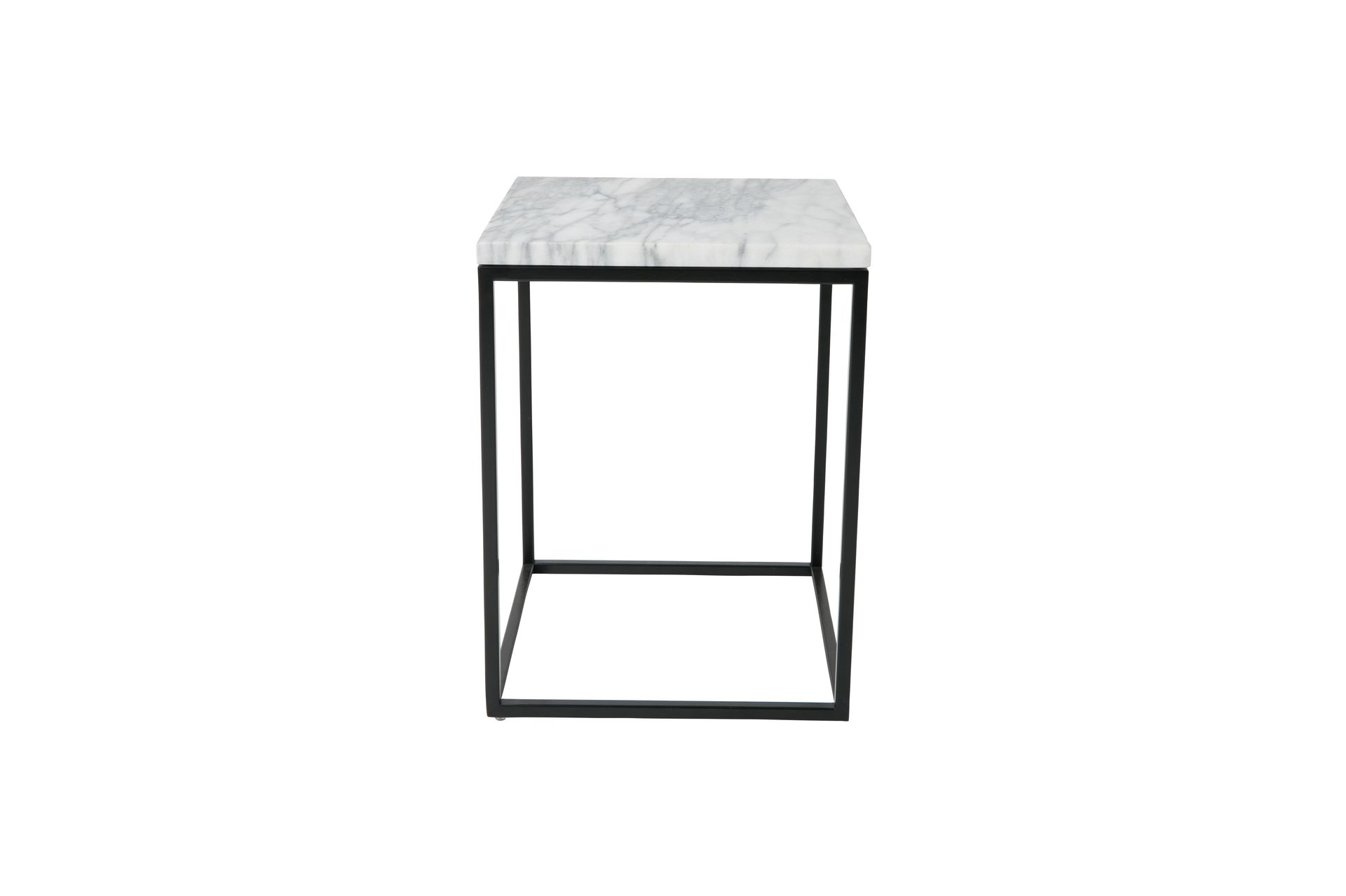 Table d'appoint carrÃ©e noir  et  blanc