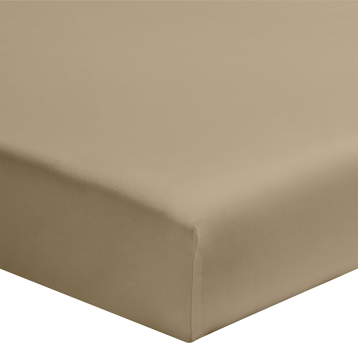 Drap housse uni en coton, gris 80x200 Drap housse uni en coton, gris 80x200