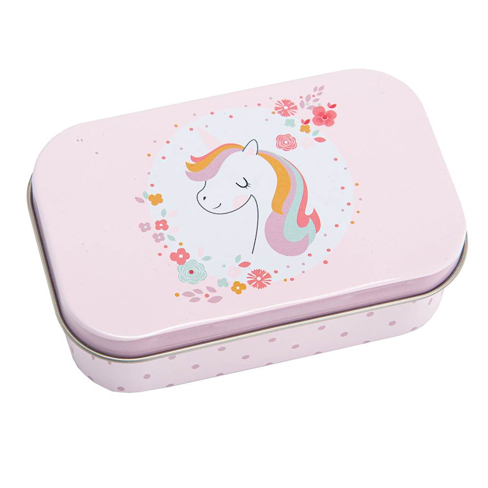 Boîte pour bons points en métal 10x6cm Boîte pour bons points en métal 10x6cm