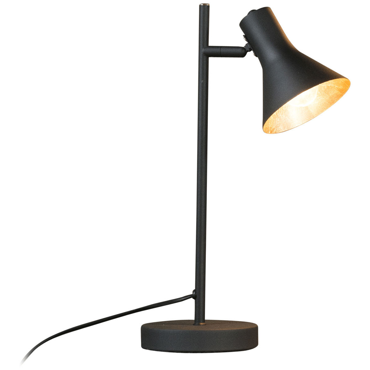 Lampe de table vintage en métal noir Lampe de table vintage en métal noir