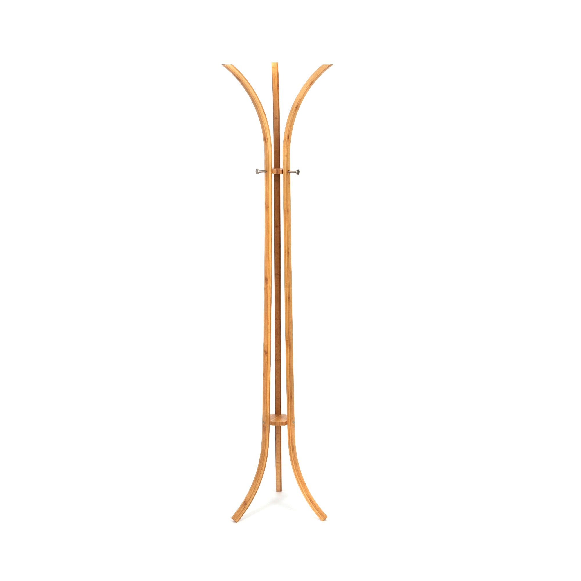 Porte-manteau 3 branches en bambou (photo) Porte-manteau 3 branches en bambou