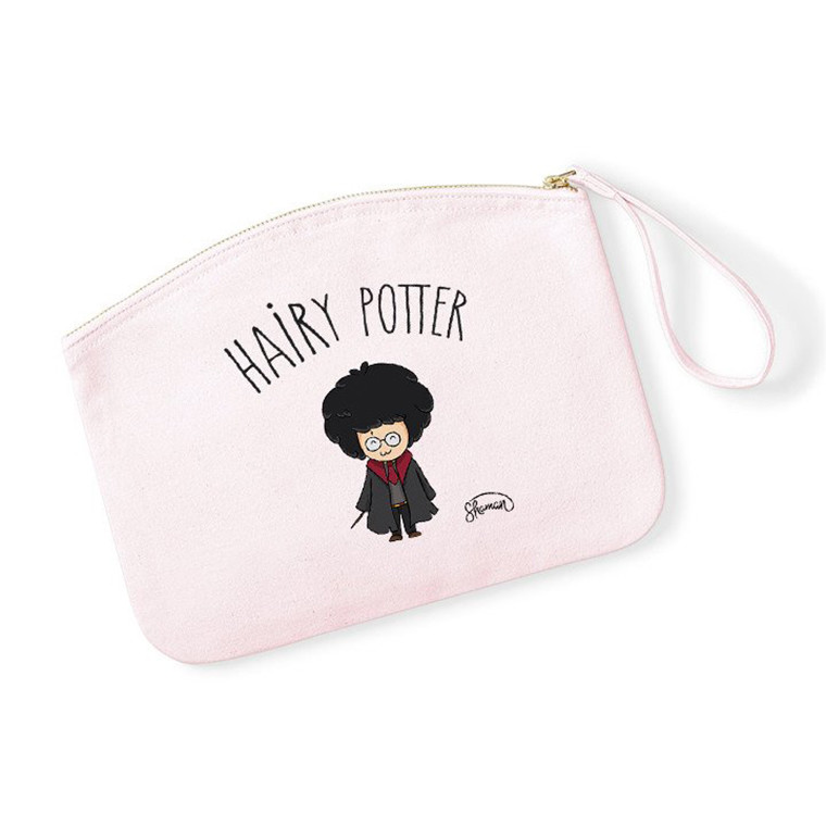 HAIRY POTTER - Pochette Rose Pastel en coton HAIRY POTTER - Pochette Rose Pastel en coton