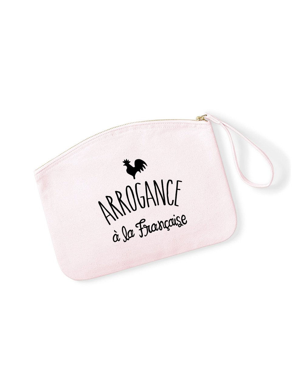 ARROGANCE À LA FRANÇAISE - Pochette Rose Pastel en coton ARROGANCE À LA FRANÇAISE - Pochette Rose Pastel en coton