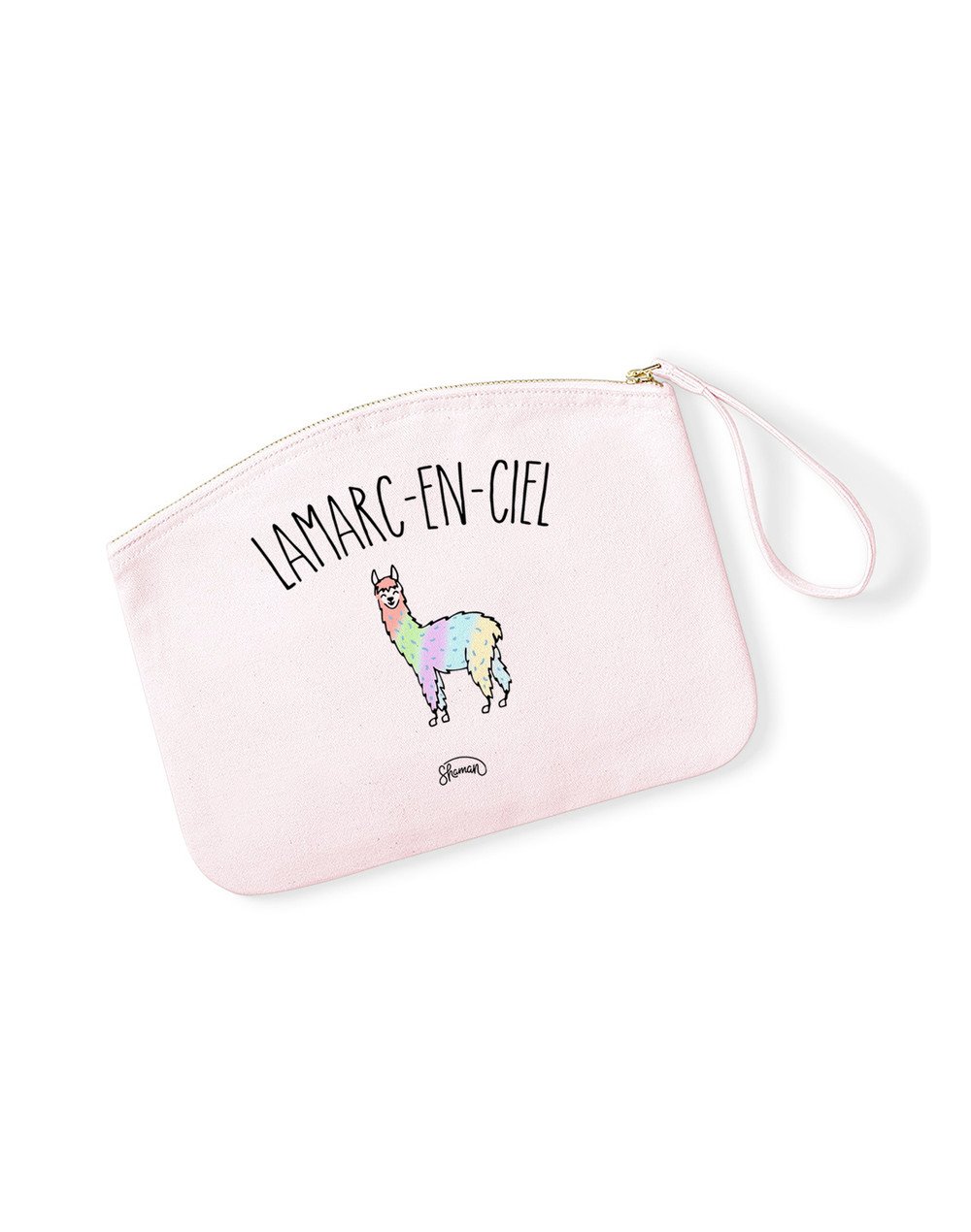 LAMARC EN CIEL - Pochette Rose Pastel en coton LAMARC EN CIEL - Pochette Rose Pastel en coton