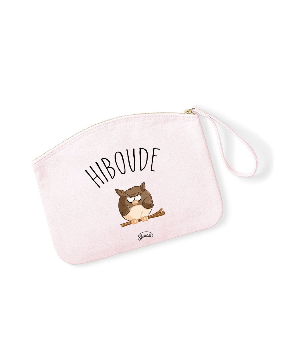 HIBOUDE - Pochette Rose Pastel en coton HIBOUDE - Pochette Rose Pastel en coton