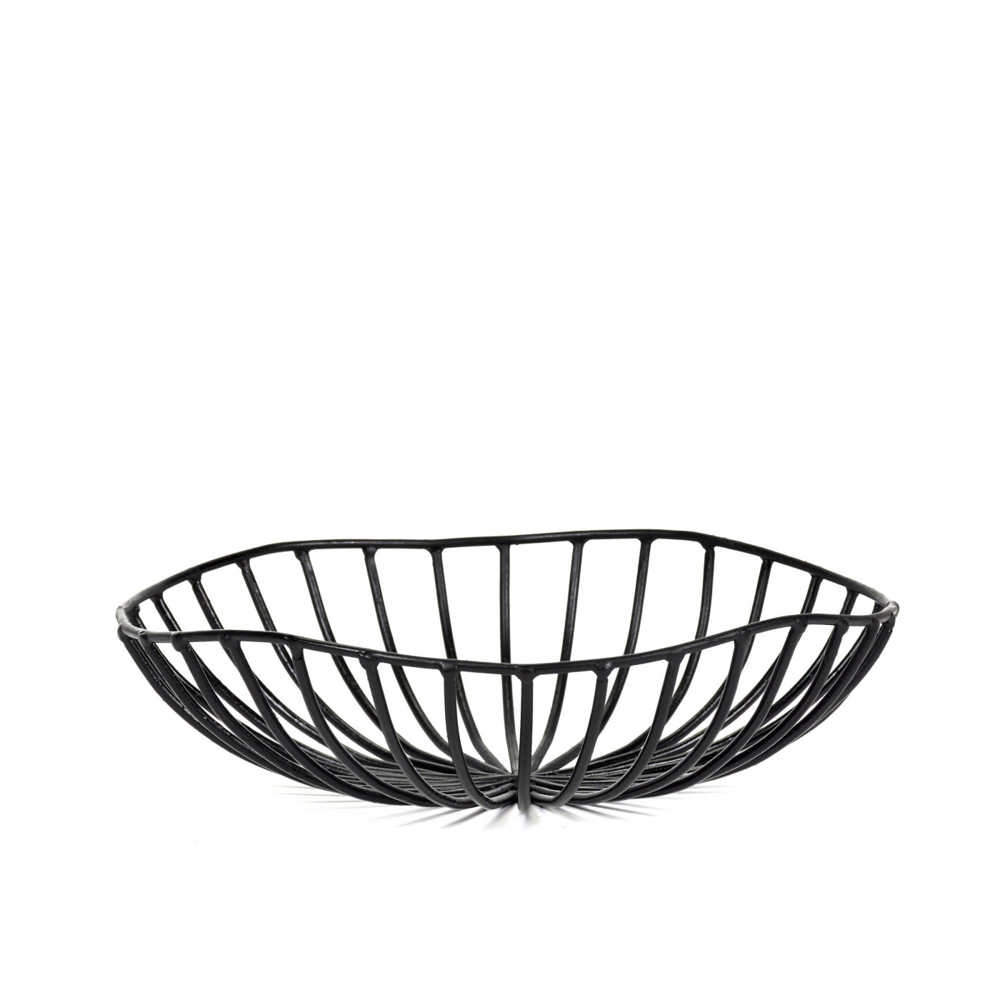 Corbeille à pain en métal noir D20cm Corbeille à pain en métal noir D20cm