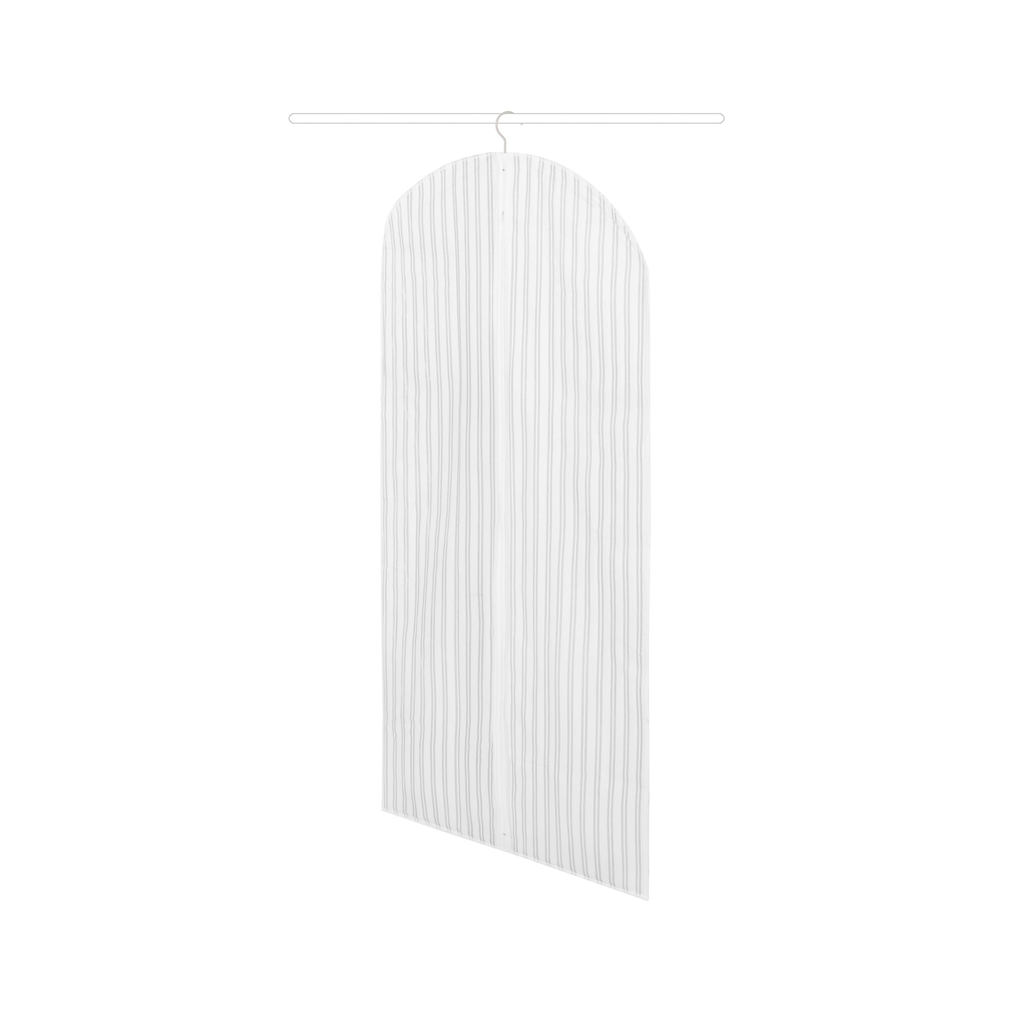 Housse pour vêtements à rayures 60x137cm (photo) Housse pour vêtements à rayures 60x137cm