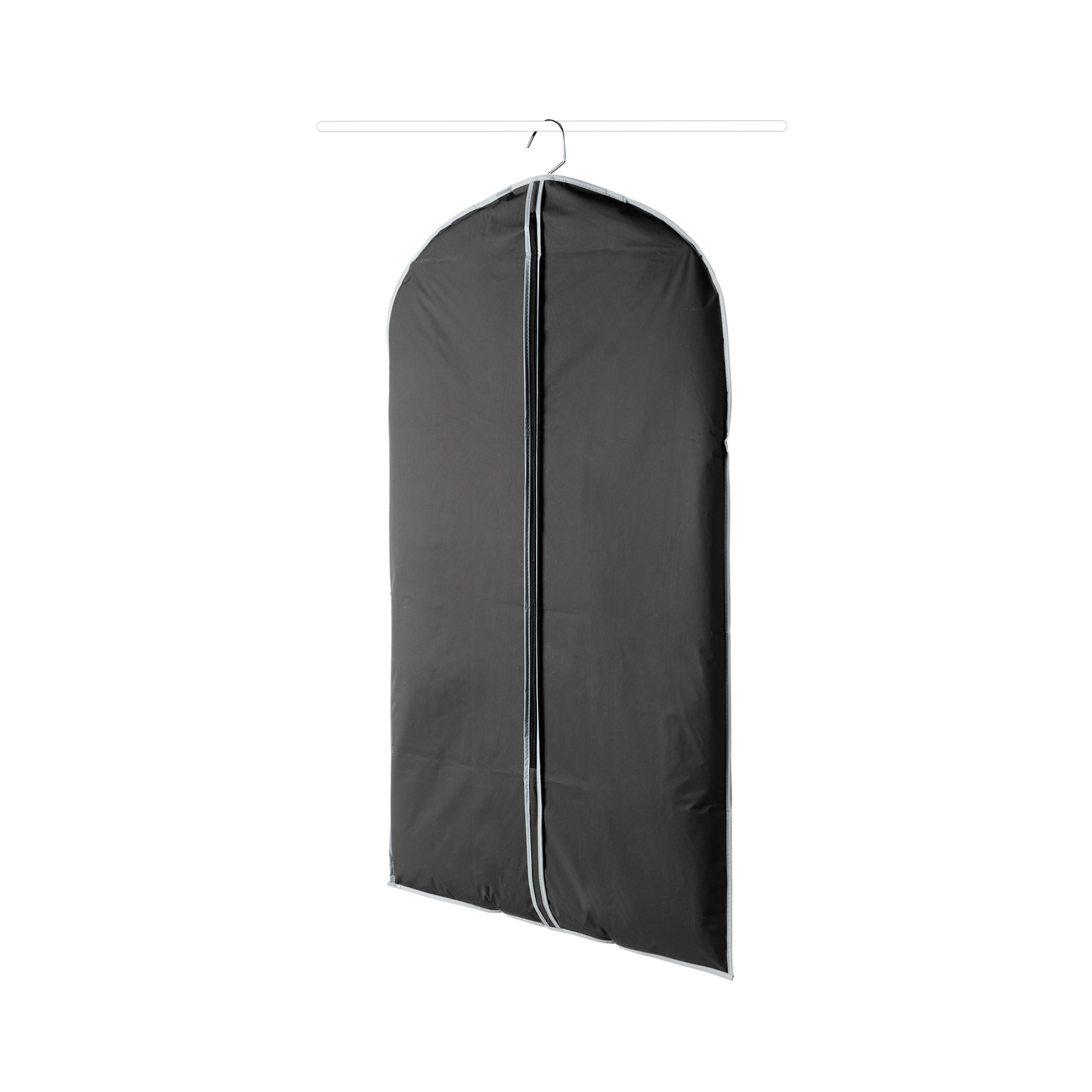 Housse pour vêtements noire 60x100cm (photo) Housse pour vêtements noire 60x100cm