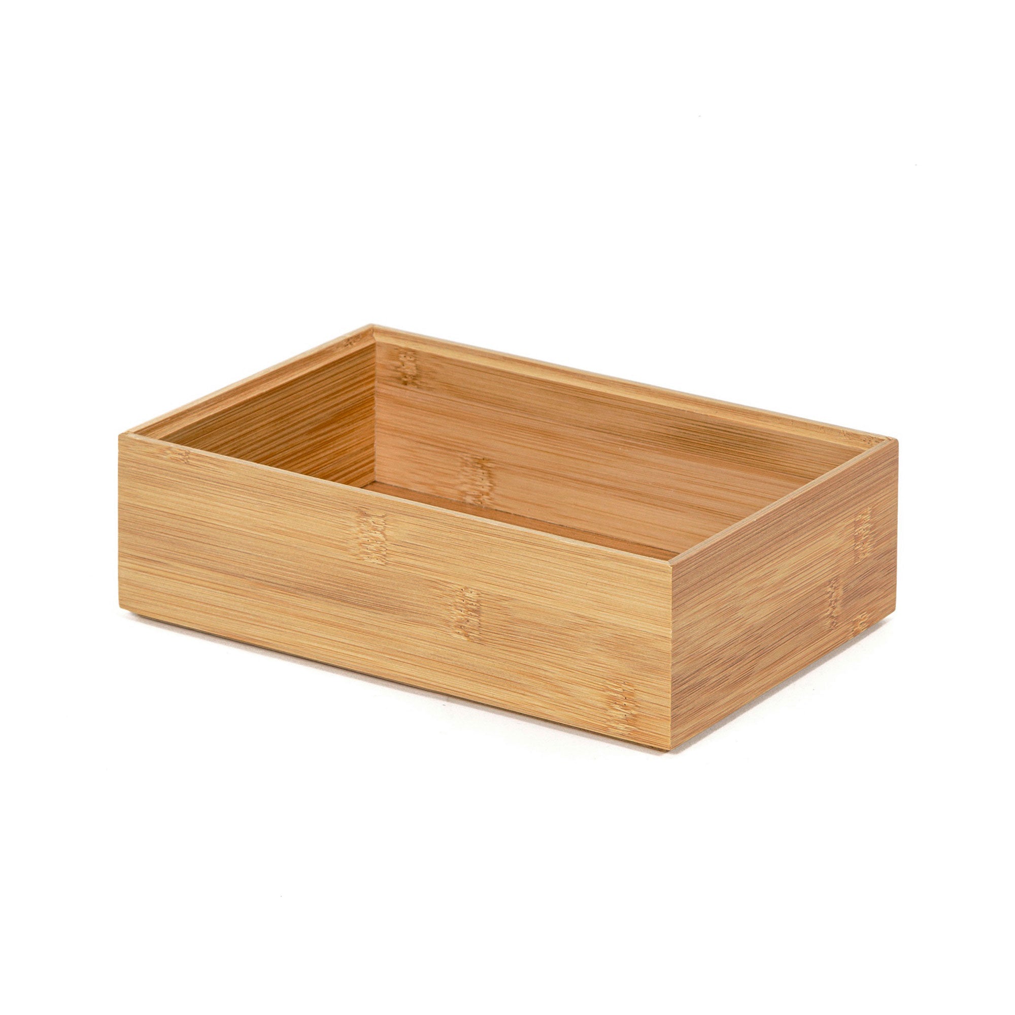 Boîte de rangement en bambou naturel 22,5x15cm Boîte de rangement en bambou naturel 22,5x15cm
