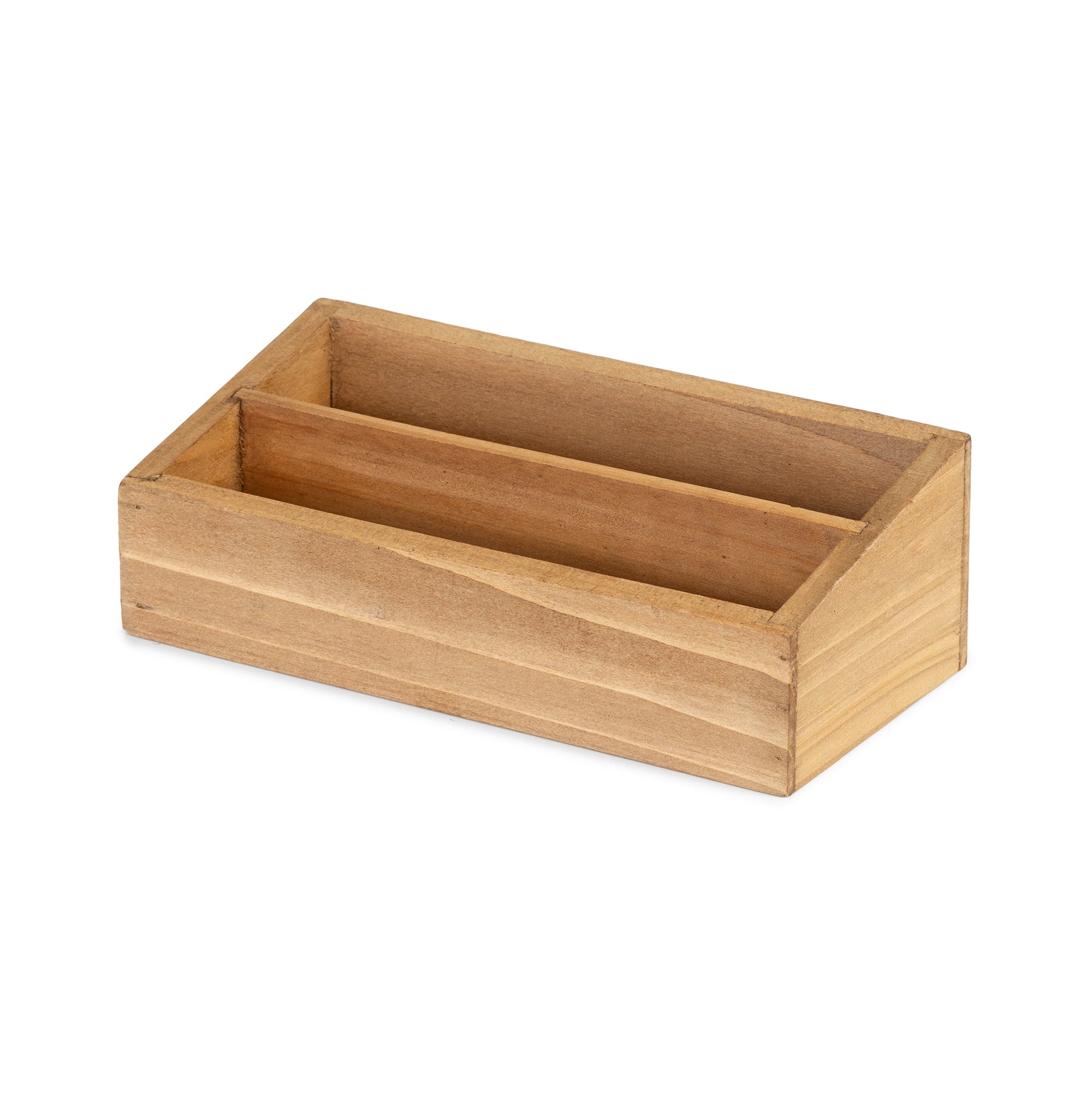 Boîte de rangement en bois de sapin recyclé L18,5cm Boîte de rangement en bois de sapin recyclé L18,5cm