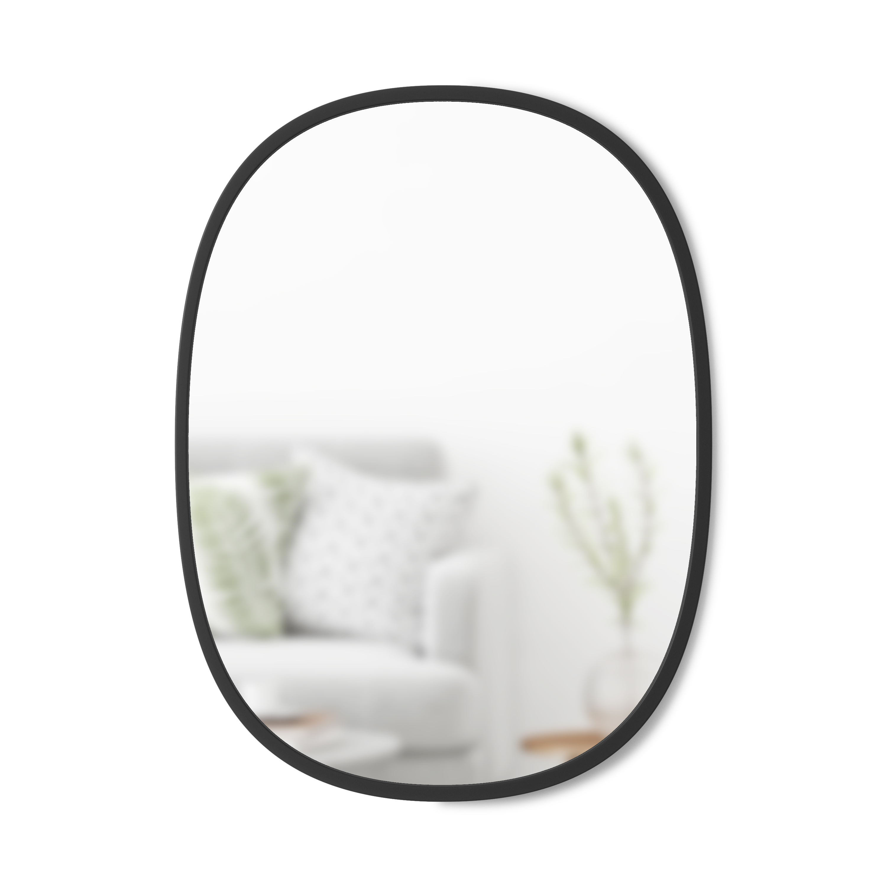 Miroir mural oval Umbra 61x46 cm (photo) Miroir mural oval Umbra 61x46 cm