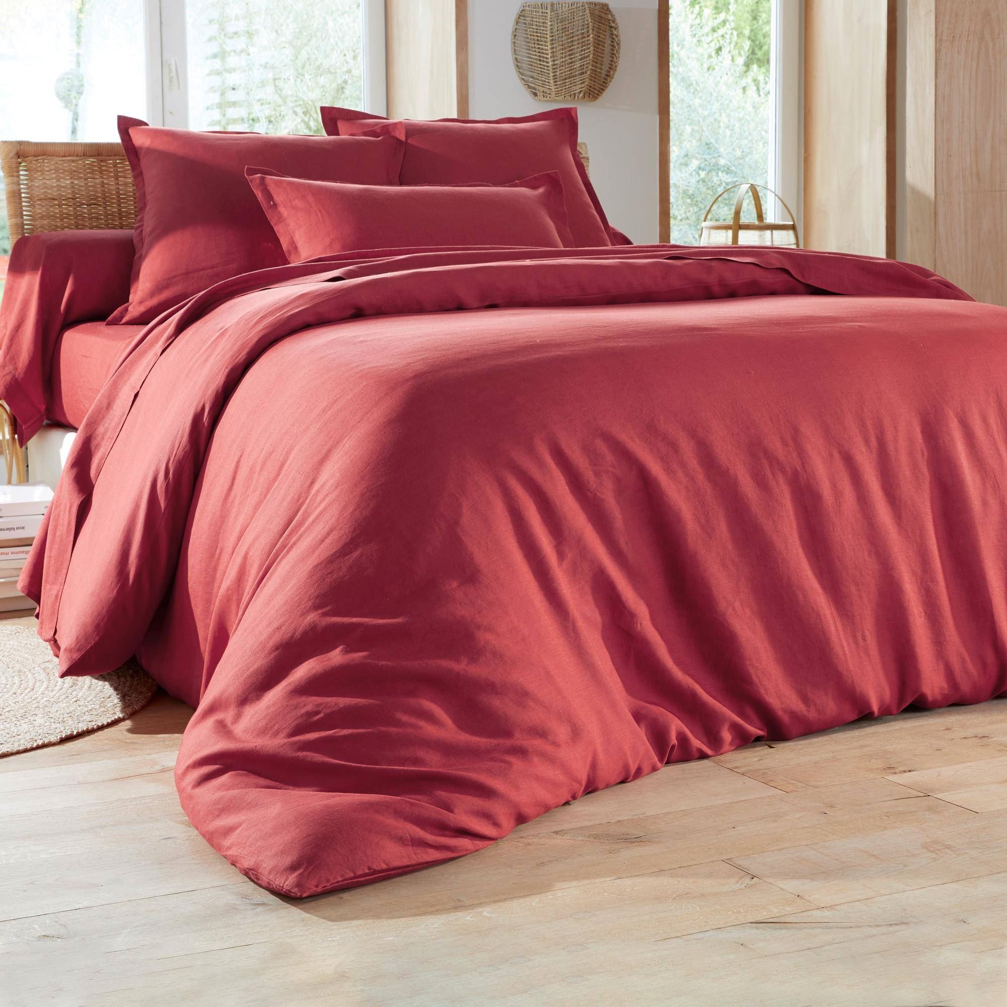 Housse de couette 260x240 en coton multicolore Housse de couette 260x240 en coton multicolore