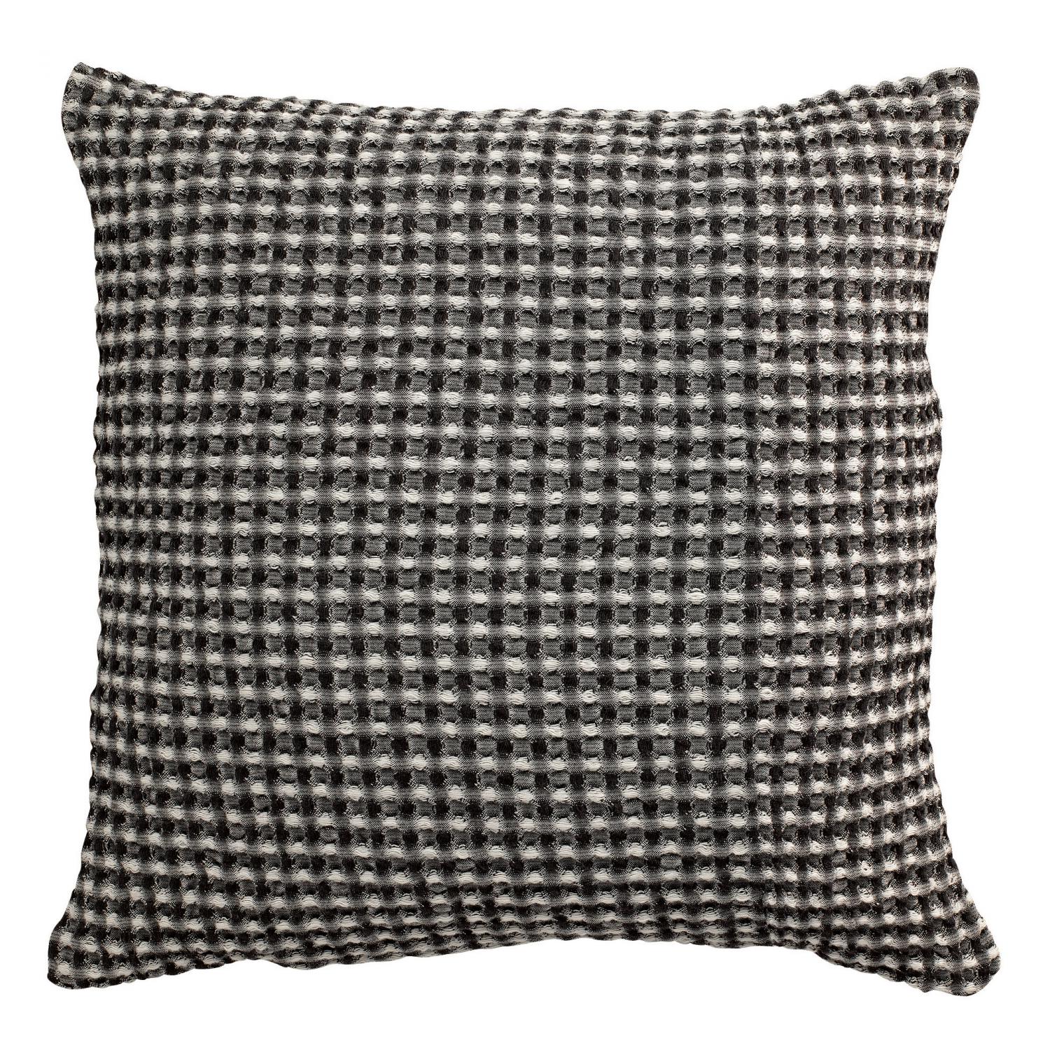 Coussin en coton carbone 45 x 45 (photo) Coussin en coton carbone 45 x 45