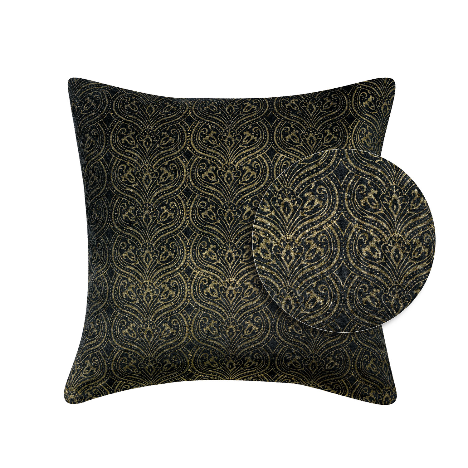 Coussin en coton carbone 45 x 45 (photo) Coussin en coton carbone 45 x 45