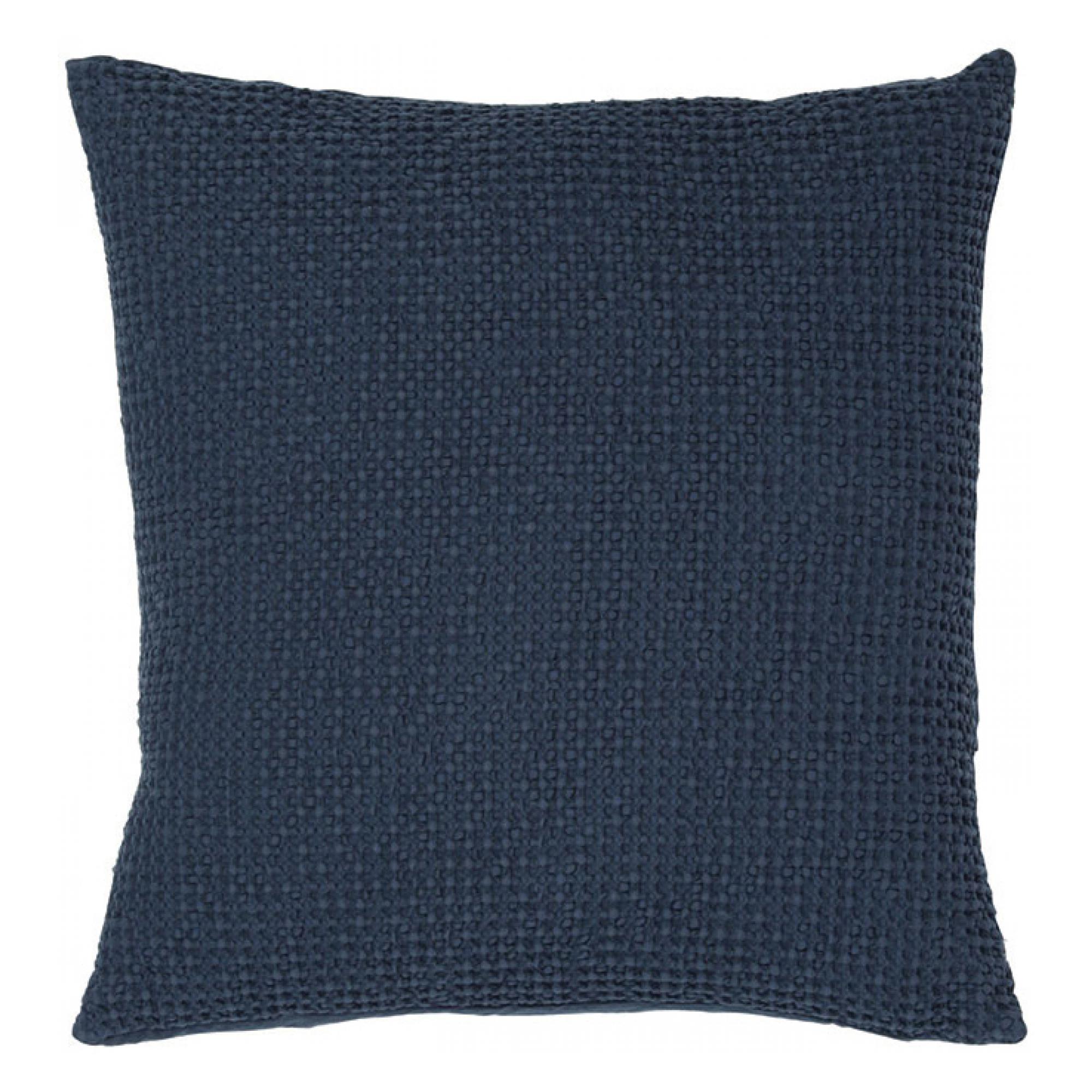 Coussin en coton navy 45 x 45 (photo) Coussin en coton navy 45 x 45