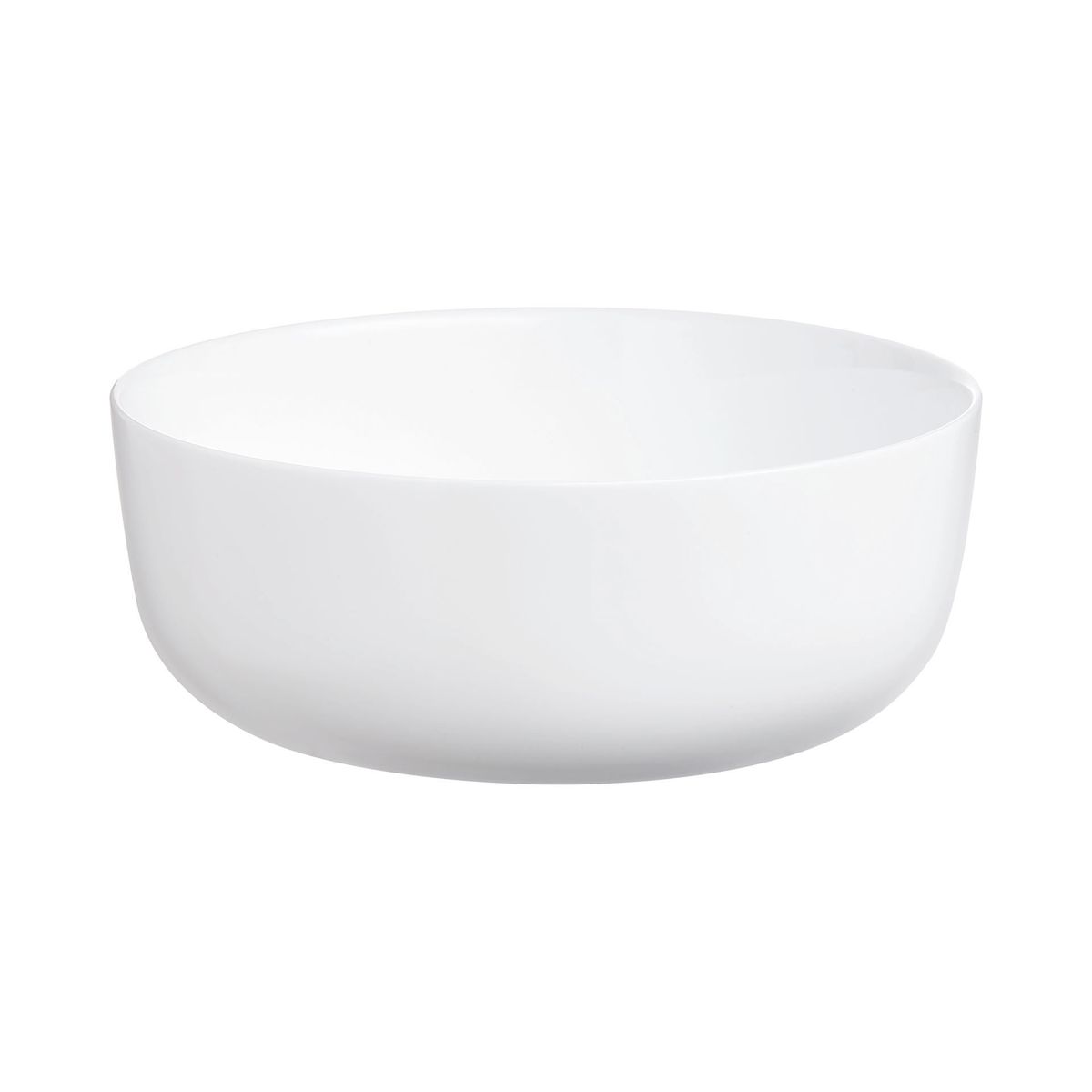Plat à cuisson en verre blanc D18cm Plat à cuisson en verre blanc D18cm