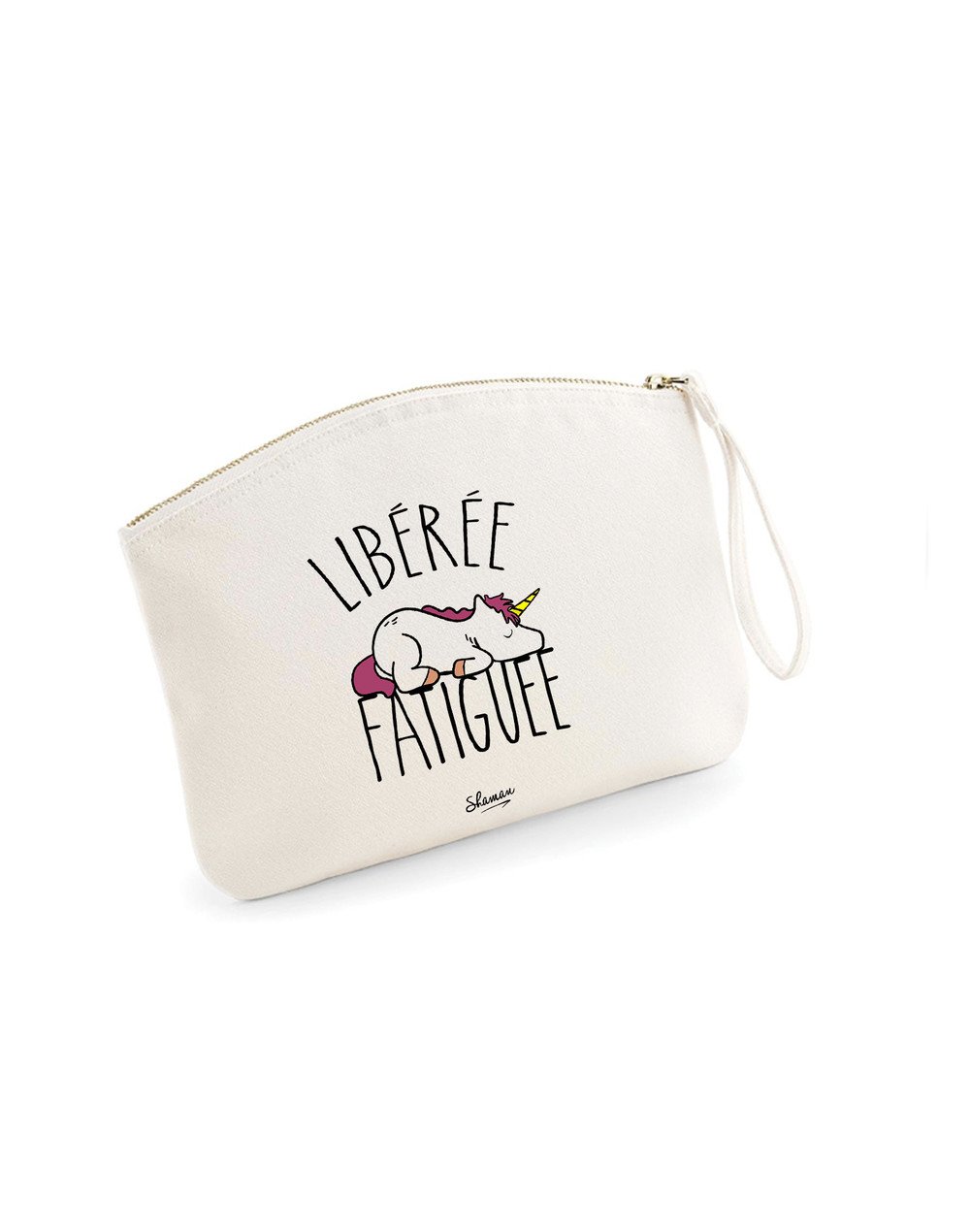 LIBÉRÉE FATIGUÉE - Pochette Natural en coton LIBÉRÉE FATIGUÉE - Pochette Natural en coton