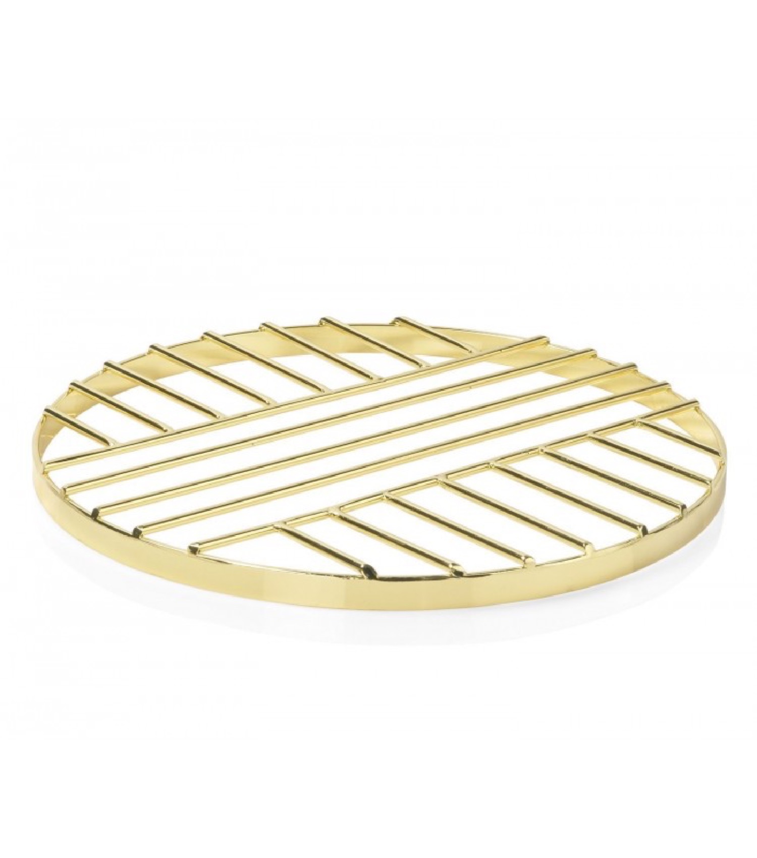 Dessous de plat en métal doré D20cm Dessous de plat en métal doré D20cm