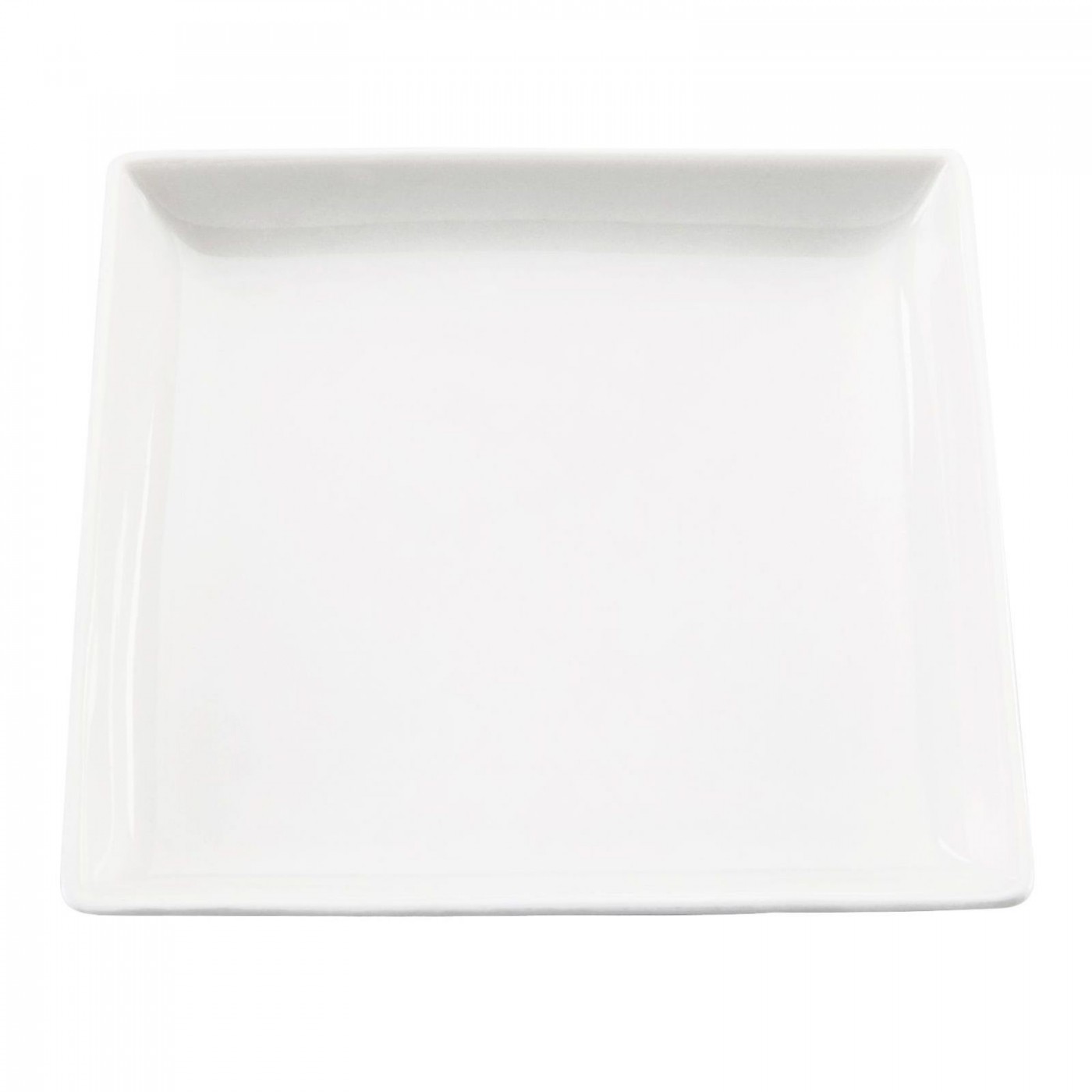 Assiette en porcelaine carrée 26x26cm