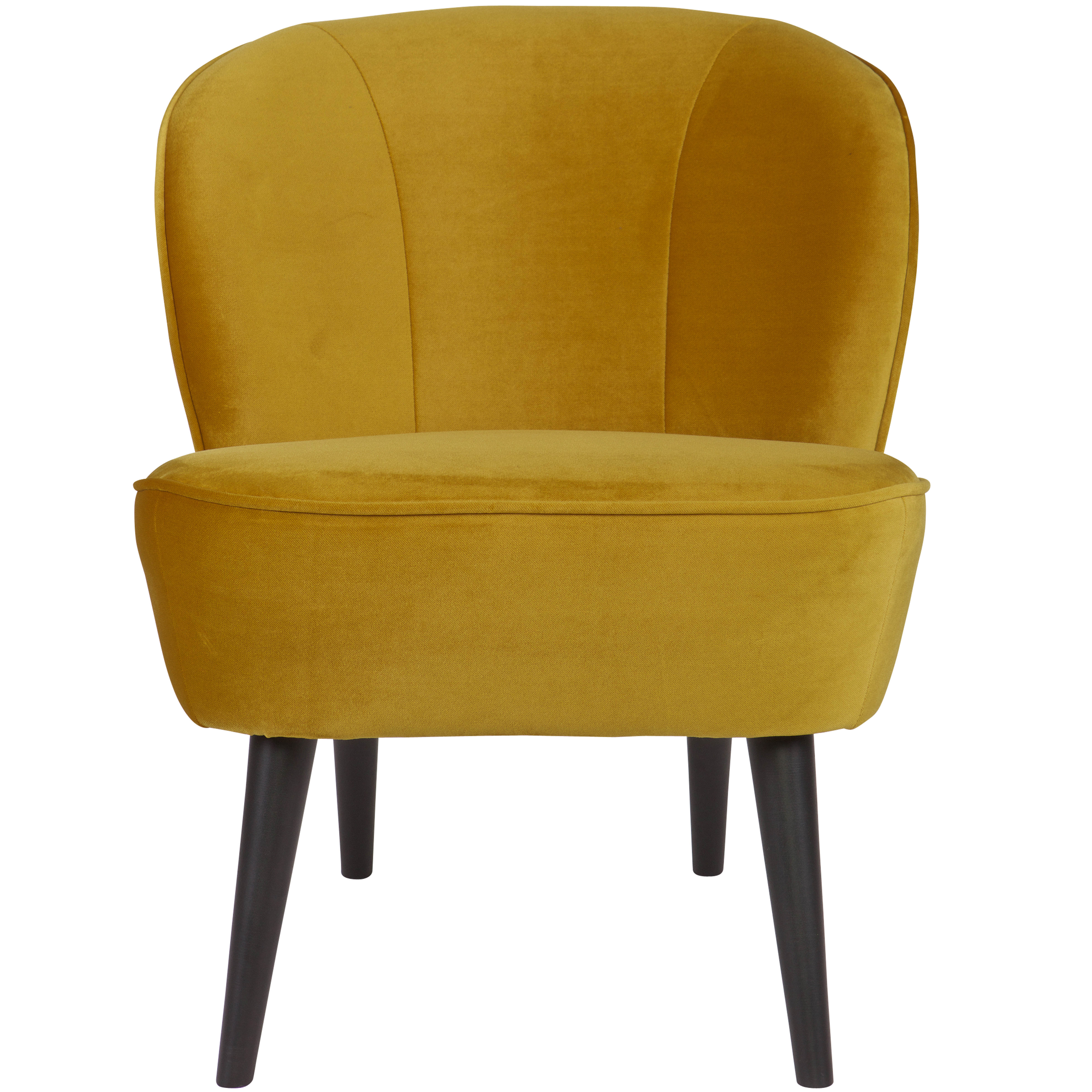 Fauteuil cocktail ocre