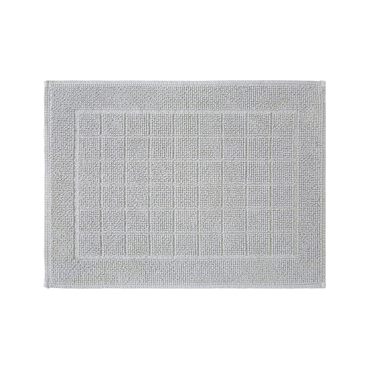 Tapis de bain coton peigné Ciment 60 x 90 cm