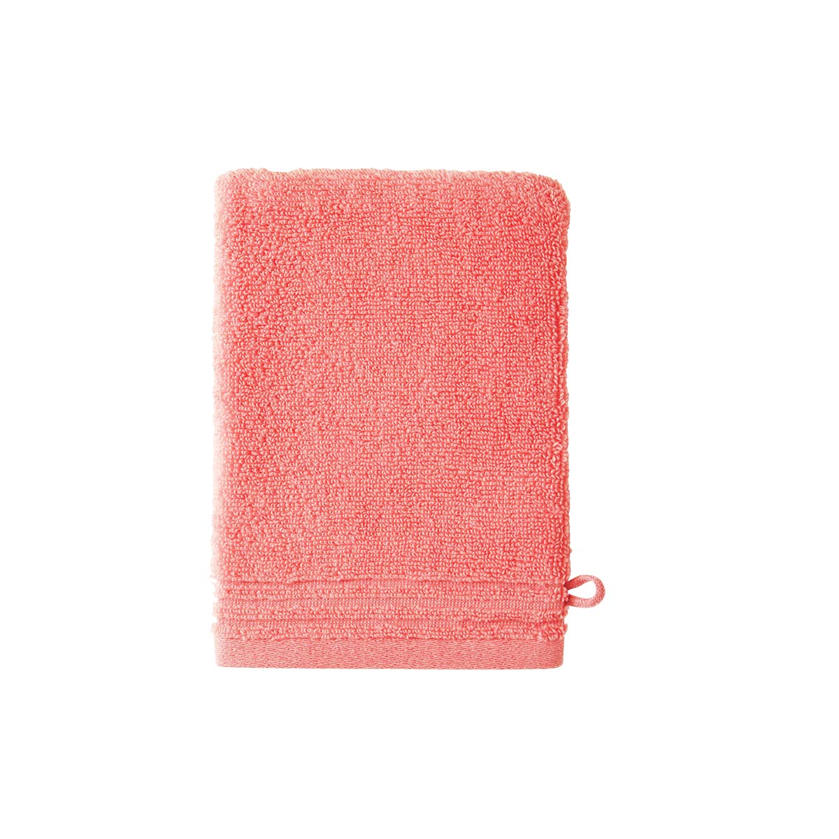 Gant de toilette coton peigné Rose 15 x 21 cm Gant de toilette coton peigné Rose 15 x 21 cm