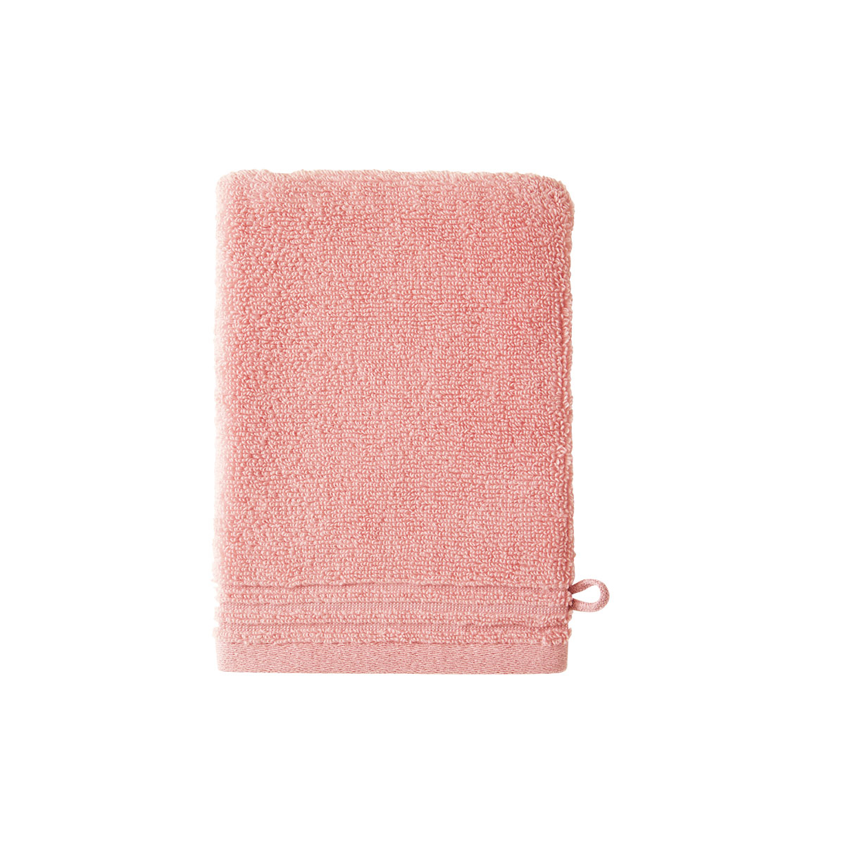 Gant de toilette coton peigné Rose 15 x 21 cm Gant de toilette coton peigné Rose 15 x 21 cm