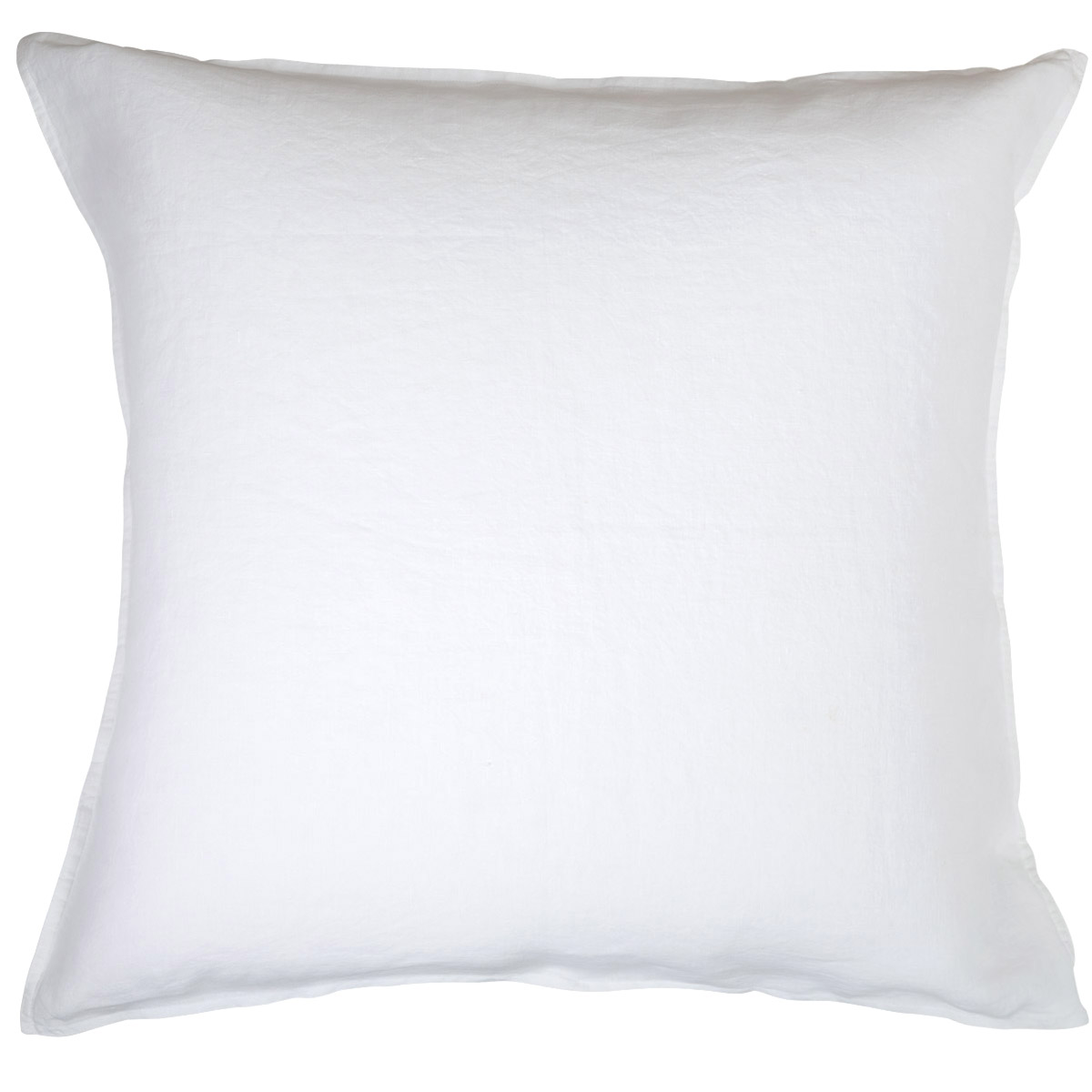 Taie d'oreiller 100 % Lin Blanc 65 x 65 cm Taie d'oreiller 100 % Lin Blanc 65 x 65 cm