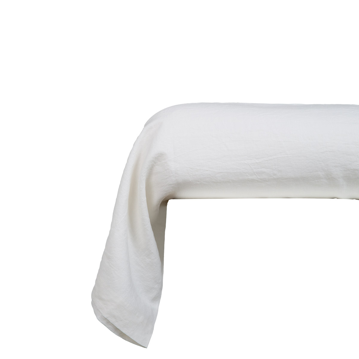 Taie d'oreiller 100 % Lin Blanc 85 x 210 cm Taie d'oreiller 100 % Lin Blanc 85 x 210 cm