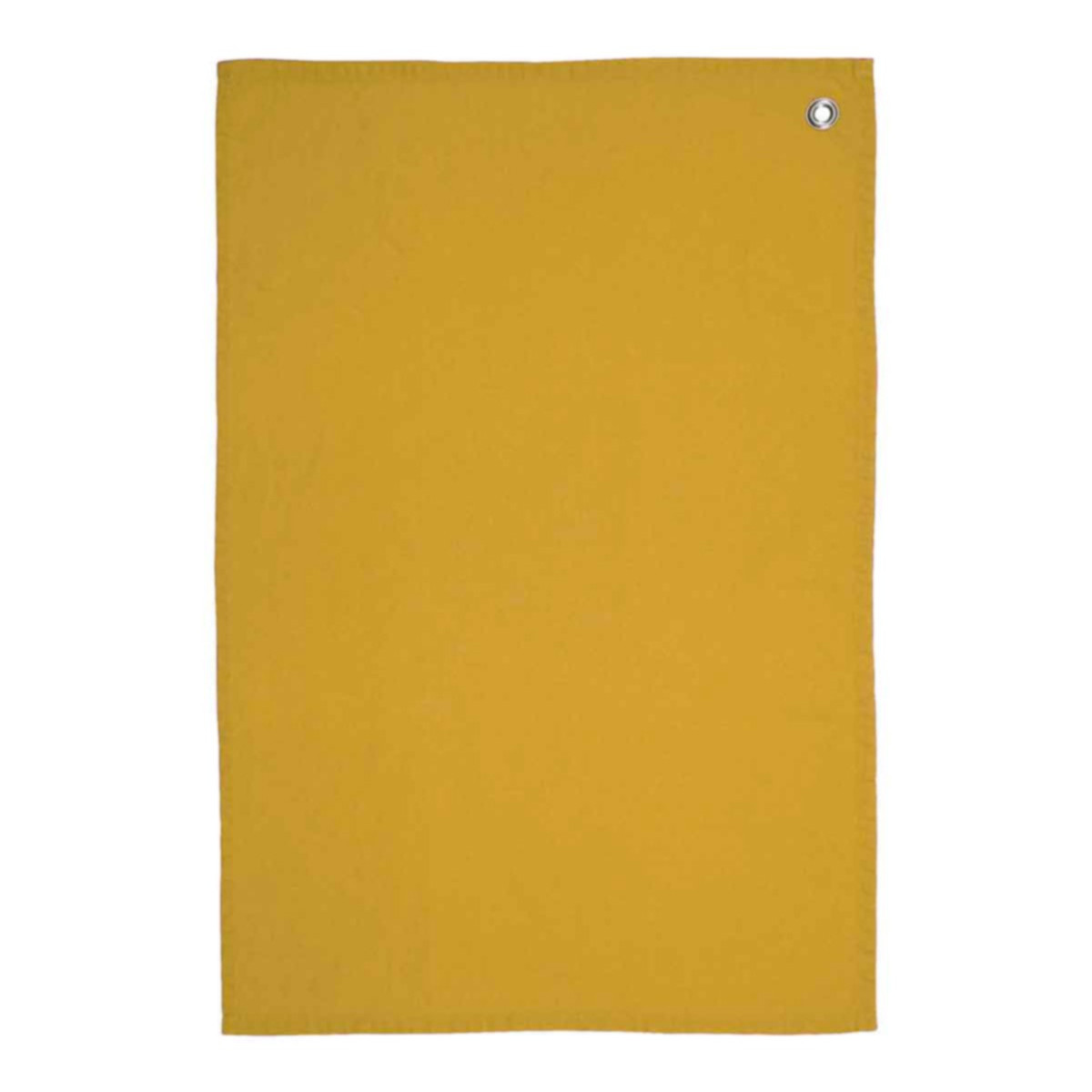 Lot de 3 torchons en coton lavé avec œillet Safran 50x70 cm