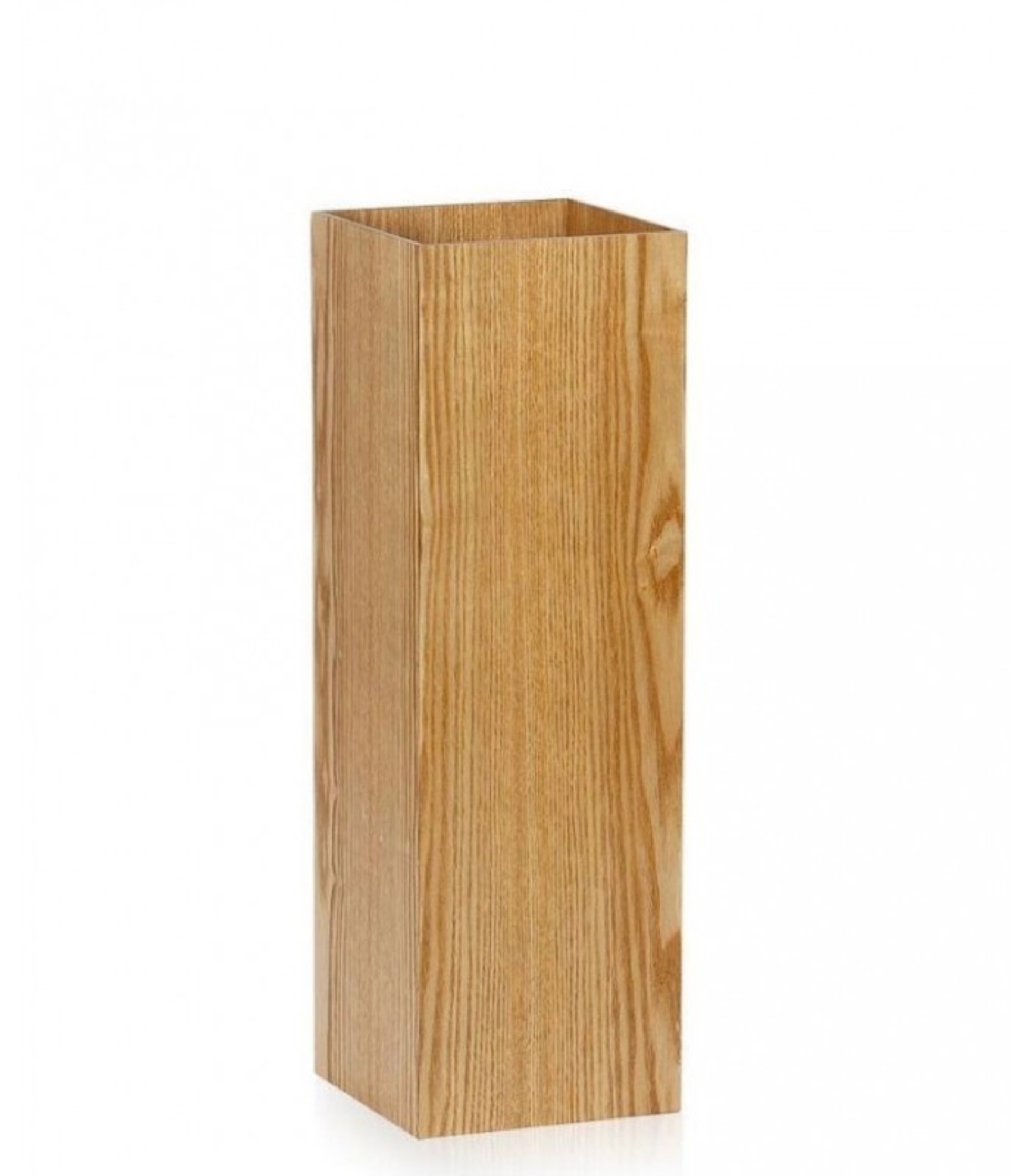 Porte-parapluies carré en bois de saule H50cm