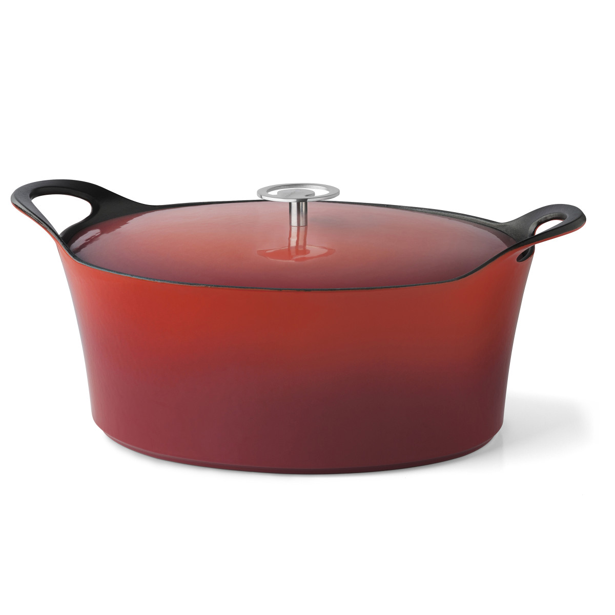 Cocotte ovale rouge 35cm (photo) Cocotte ovale rouge 35cm