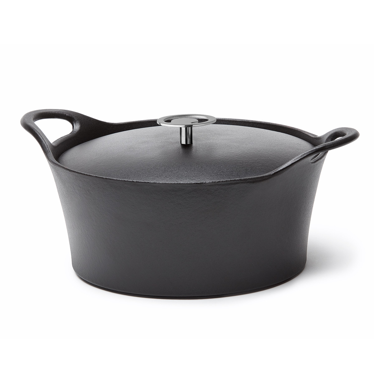 Cocotte ronde noire 24cm (photo) Cocotte ronde noire 24cm