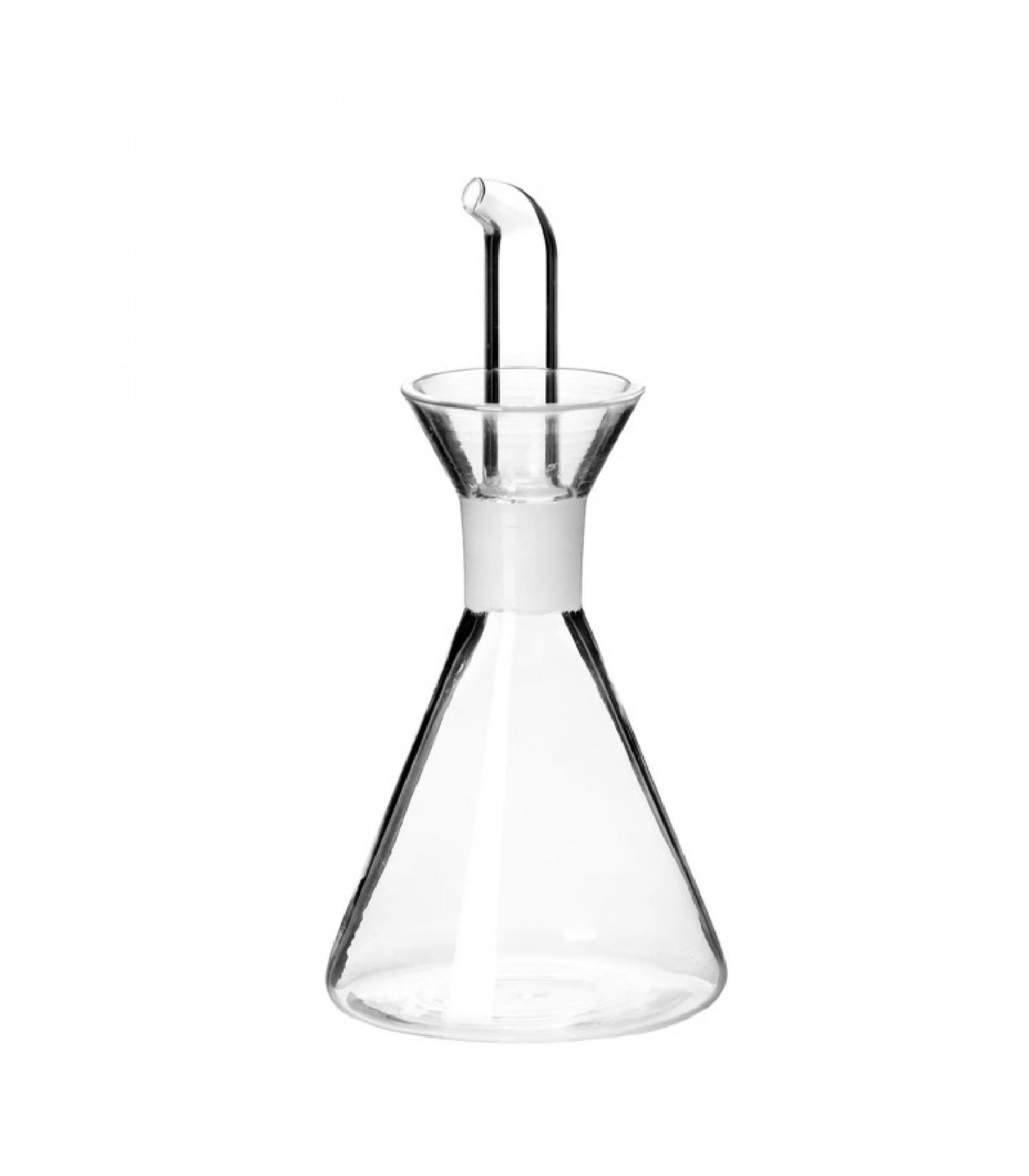 Huilier ou vinaigrier en verre transparent anti goutte 125ml Huilier ou vinaigrier en verre transparent anti goutte 125ml