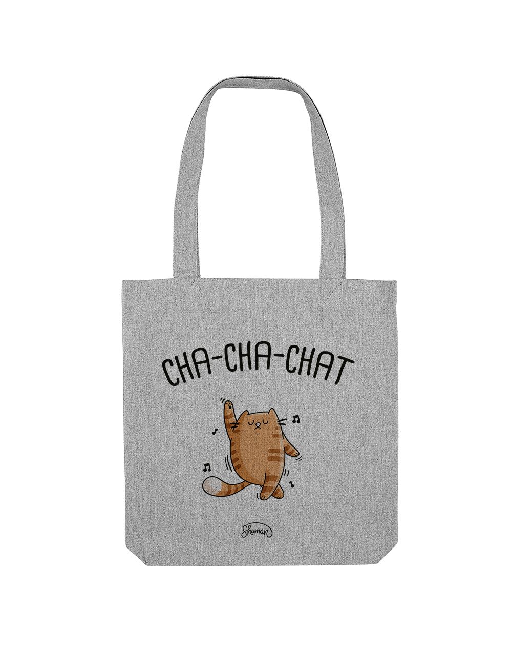 CHACHACHAT - Tote Bag Gris chiné en coton CHACHACHAT - Tote Bag Gris chiné en coton