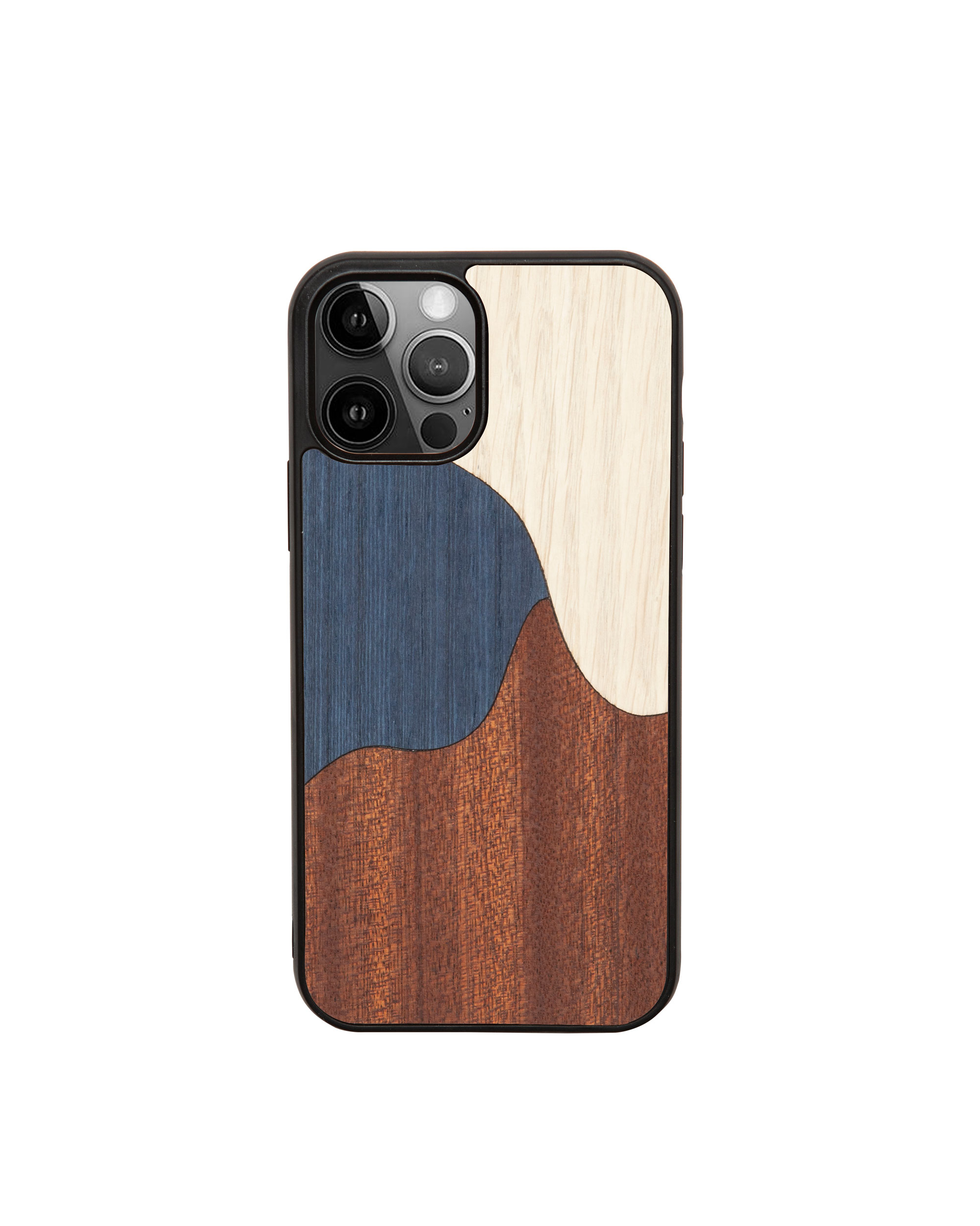 INLAY BLUE - Coque en bois pour iPhone 11 pro max (photo) INLAY BLUE - Coque en bois pour iPhone 11 pro max