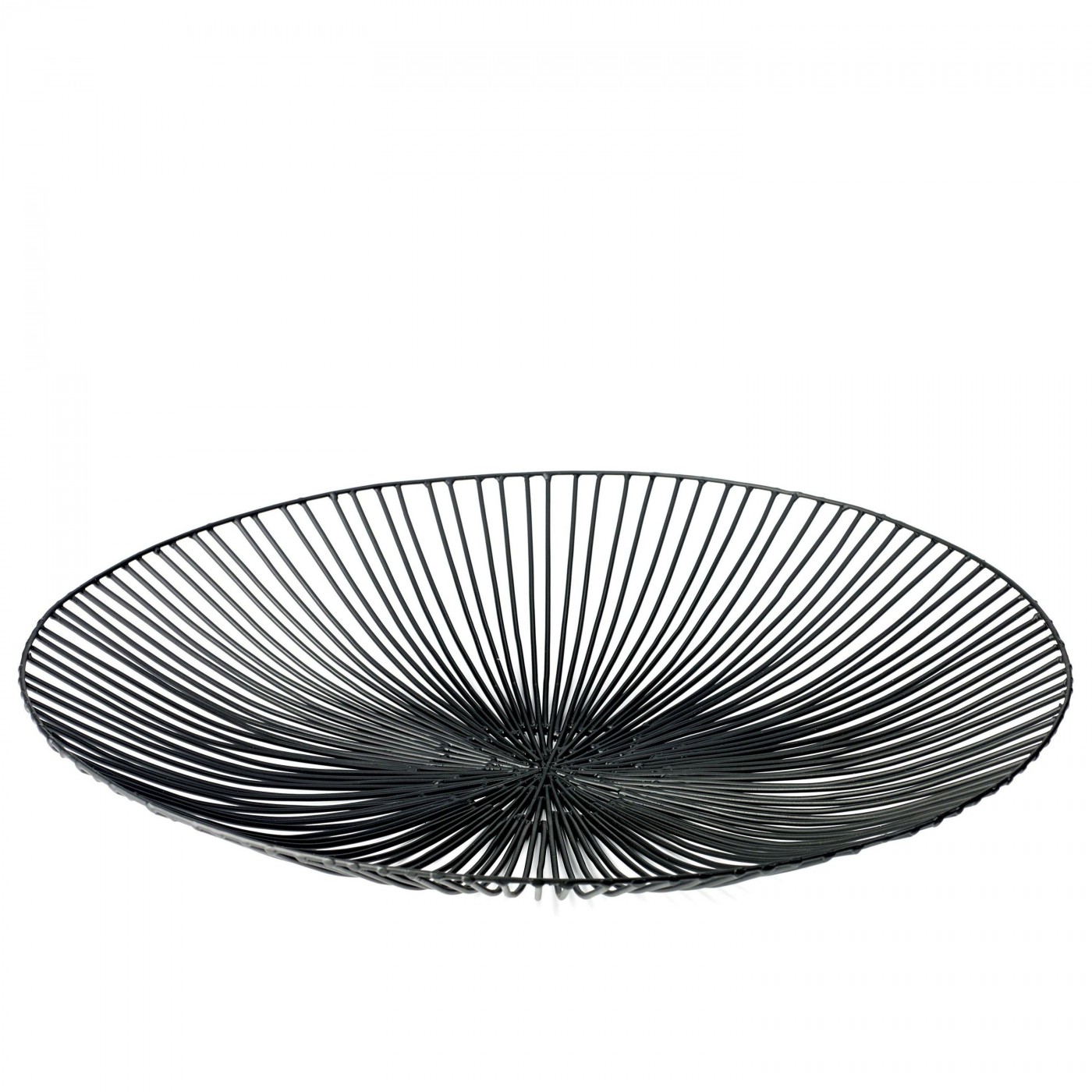 Corbeille en métal noir D50cm Corbeille en métal noir D50cm