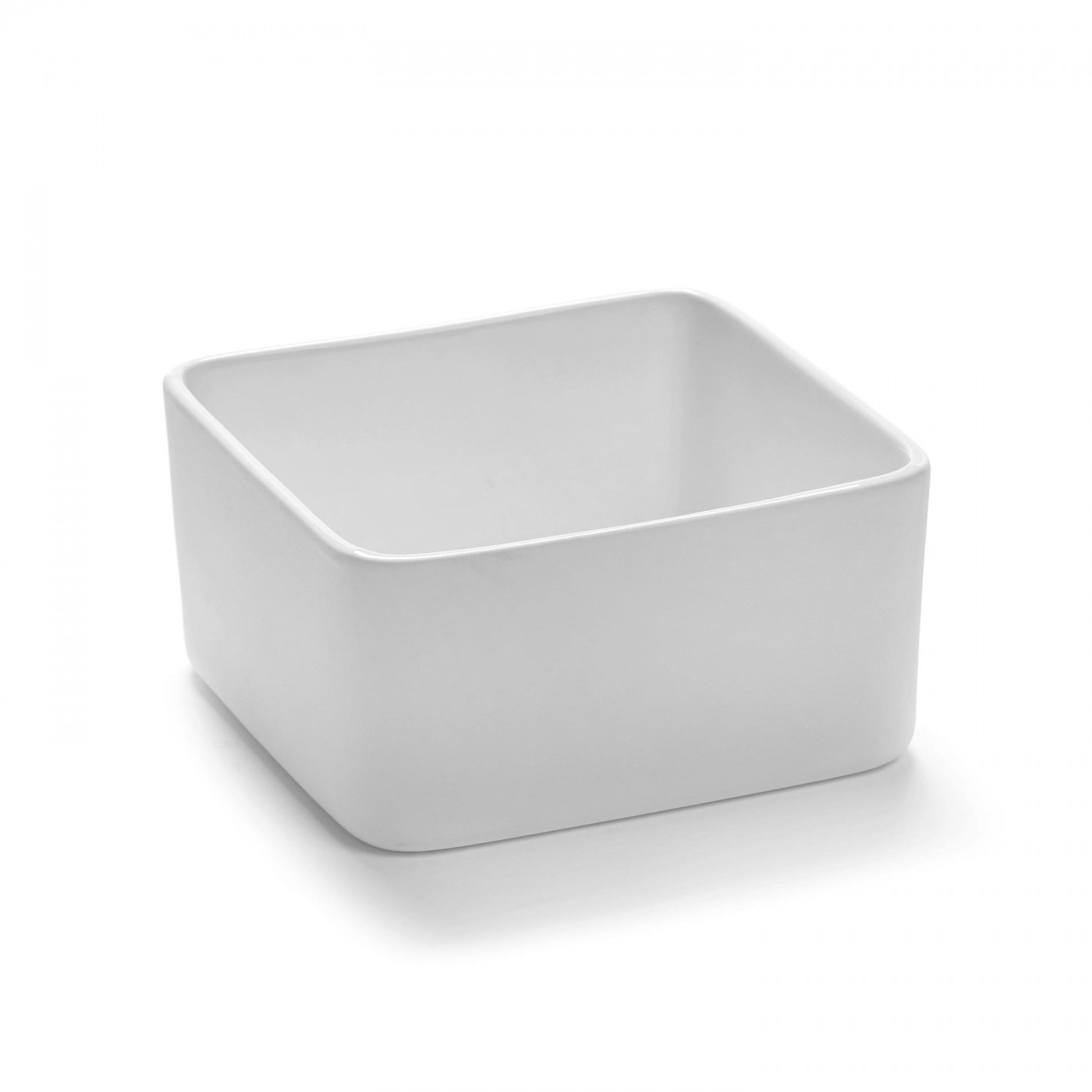 Bol carré en porcelaine blanche 12x12cm Bol carré en porcelaine blanche 12x12cm