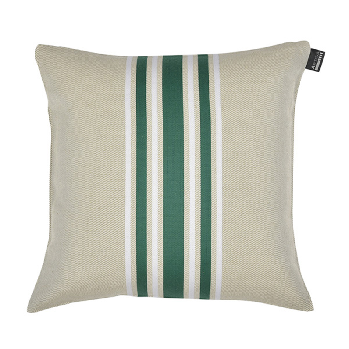 Coussin carré en coton vert 40x40 cm (photo) Coussin carré en coton vert 40x40 cm