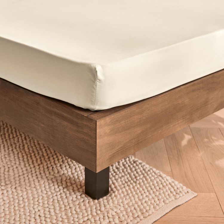 Drap housse en percale blanc 180x200 Drap housse en percale blanc 180x200