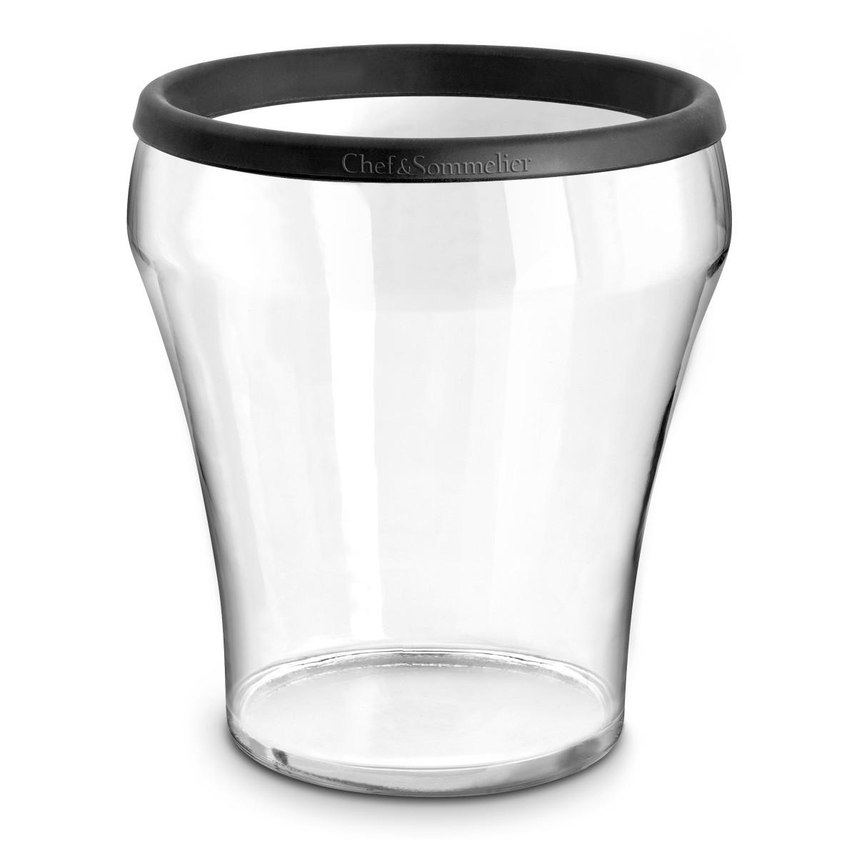 Seau à champagne en verre (photo) Seau à champagne en verre