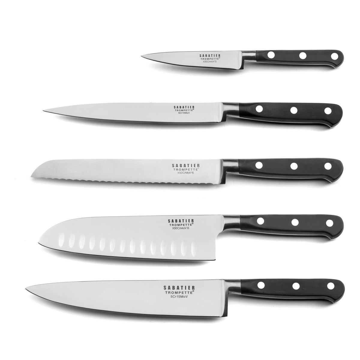 set 5 couteaux de cuisine