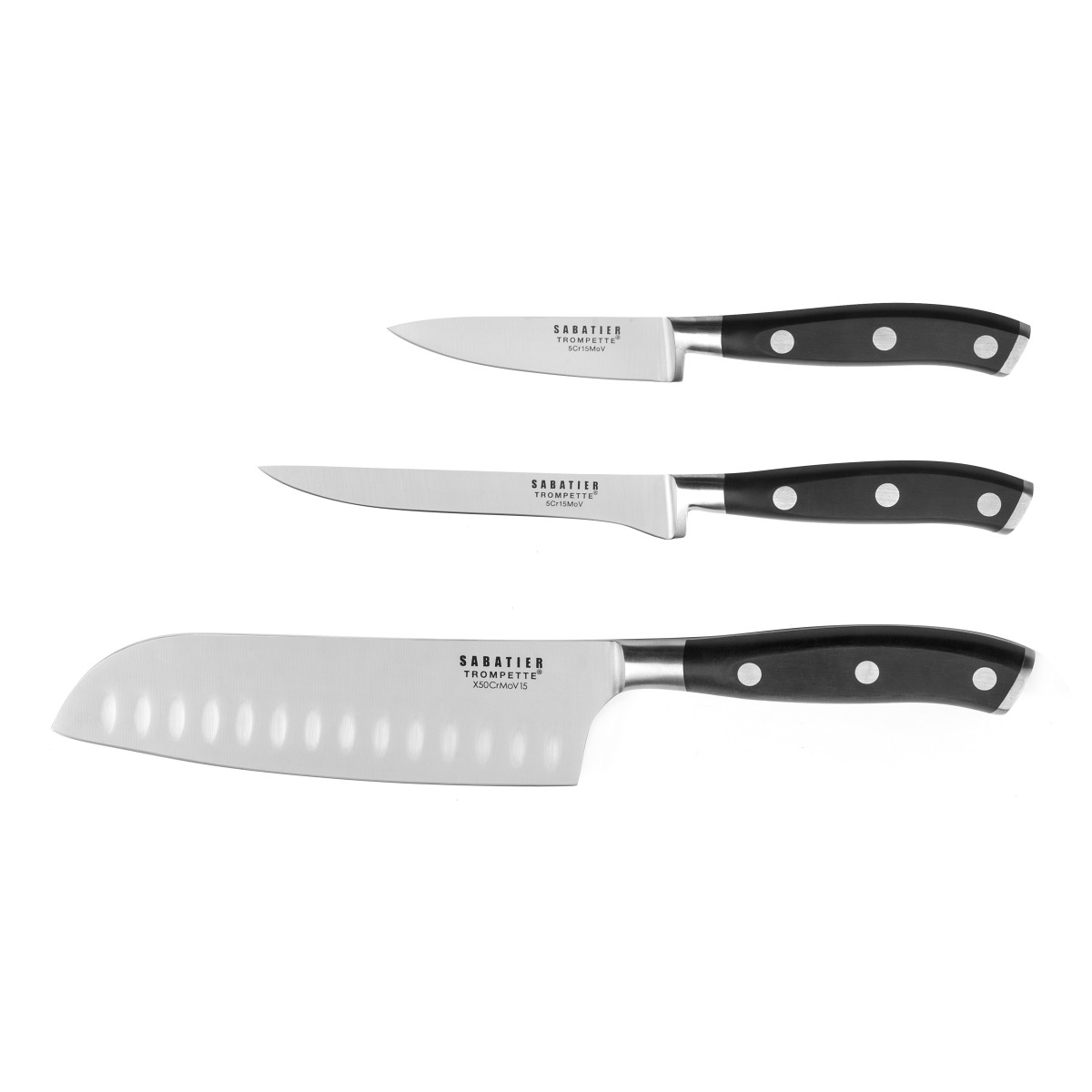 set 3 couteaux de cuisine