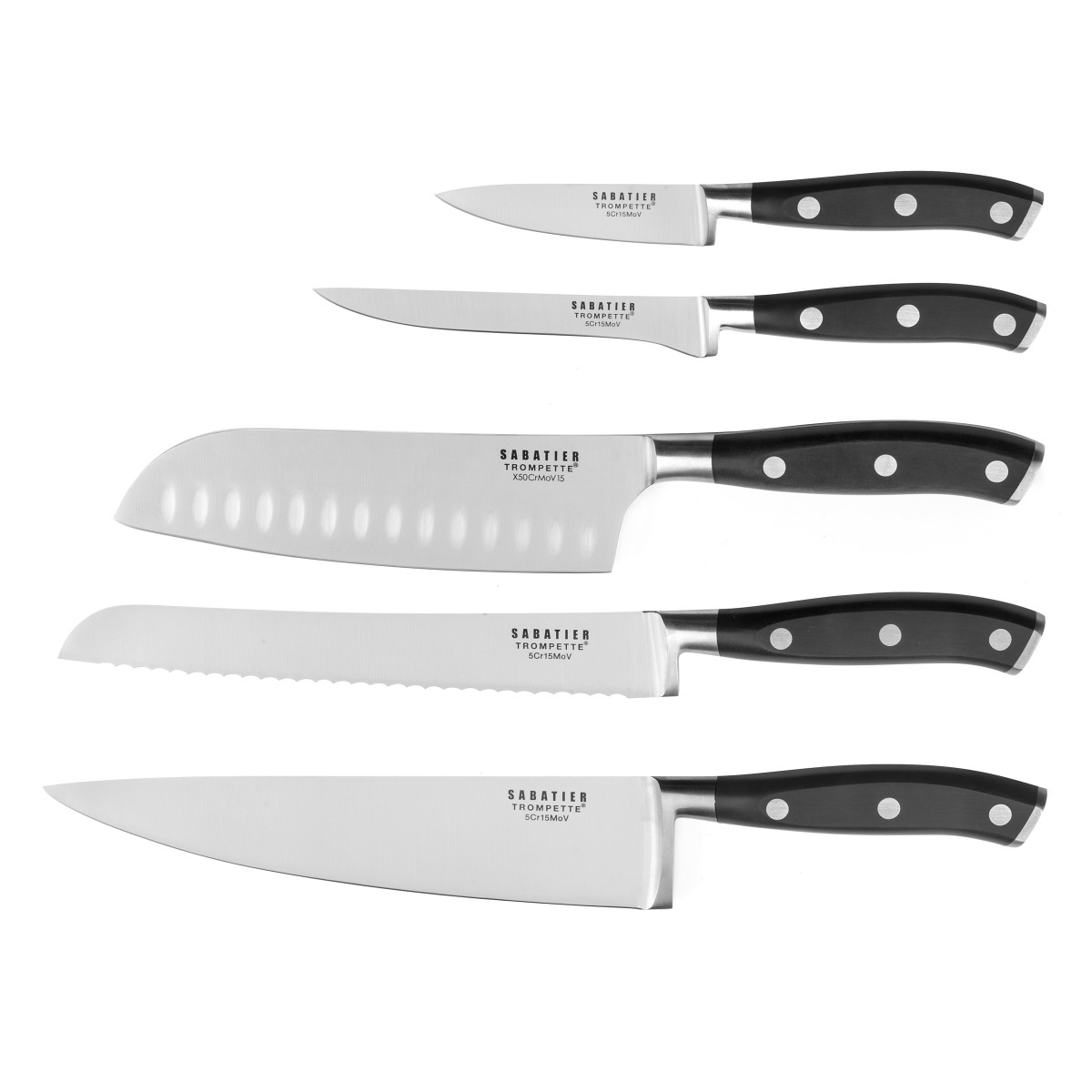 set 5 couteaux de cuisine (compo amz)