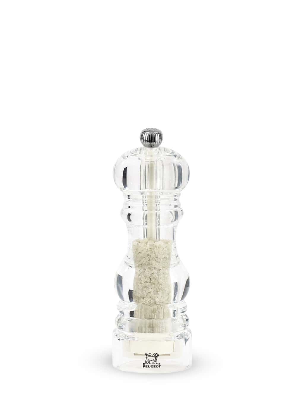 moulin à sel humide manuel en acryl h18cm