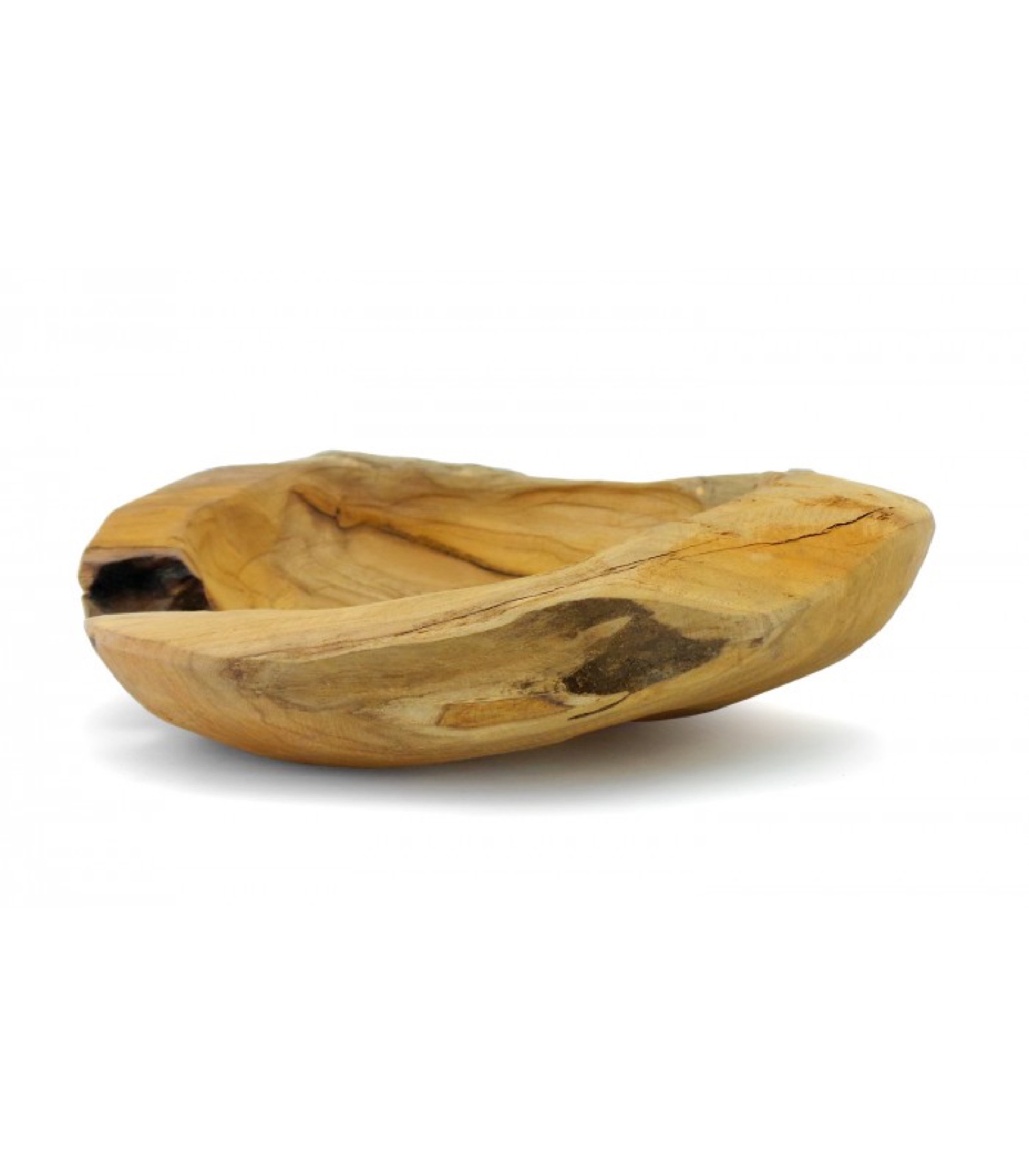 Coupelle ronde en teck naturel D25cm (photo) Coupelle ronde en teck naturel D25cm