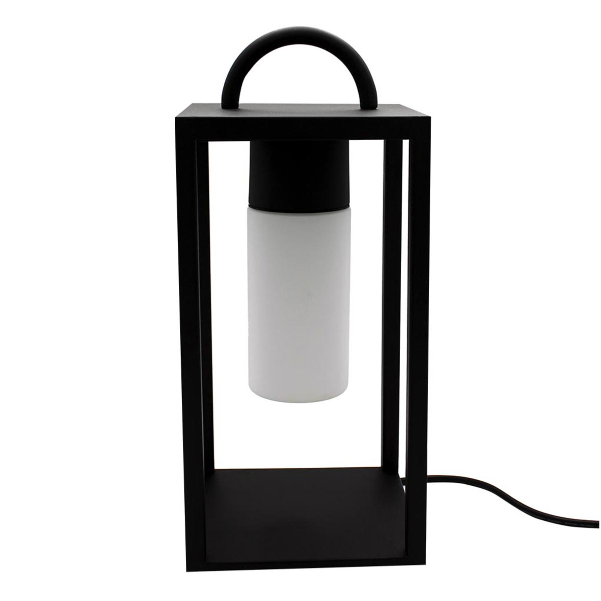 Lanterne filaire nomade acier noir H46cm Lanterne filaire nomade acier noir H46cm