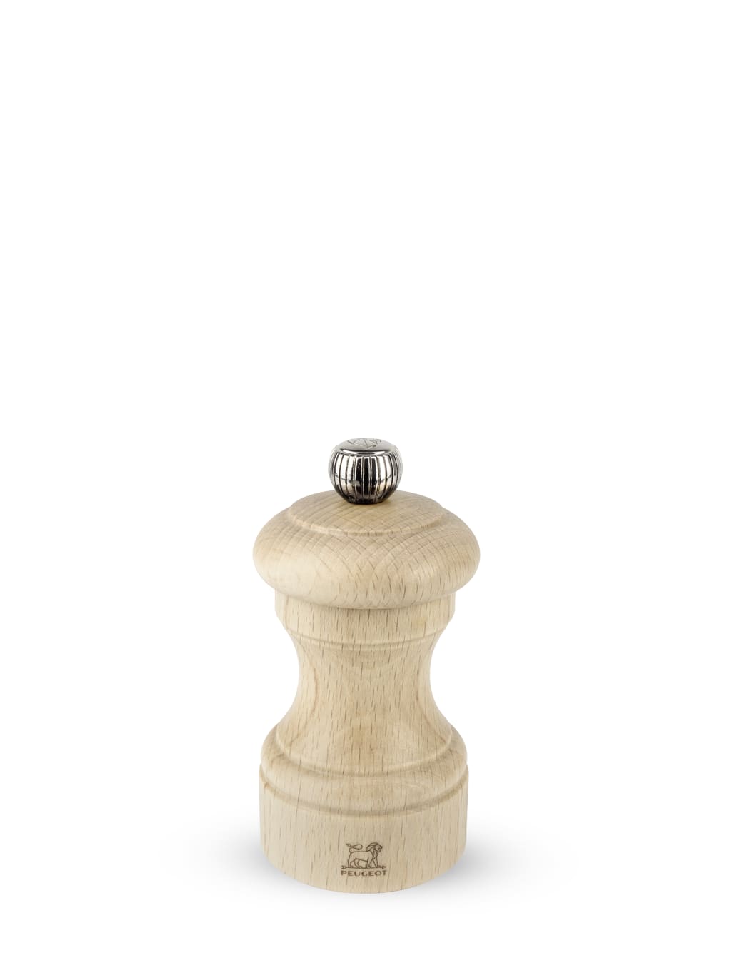 moulin à sel manuel en bois naturel h10cm